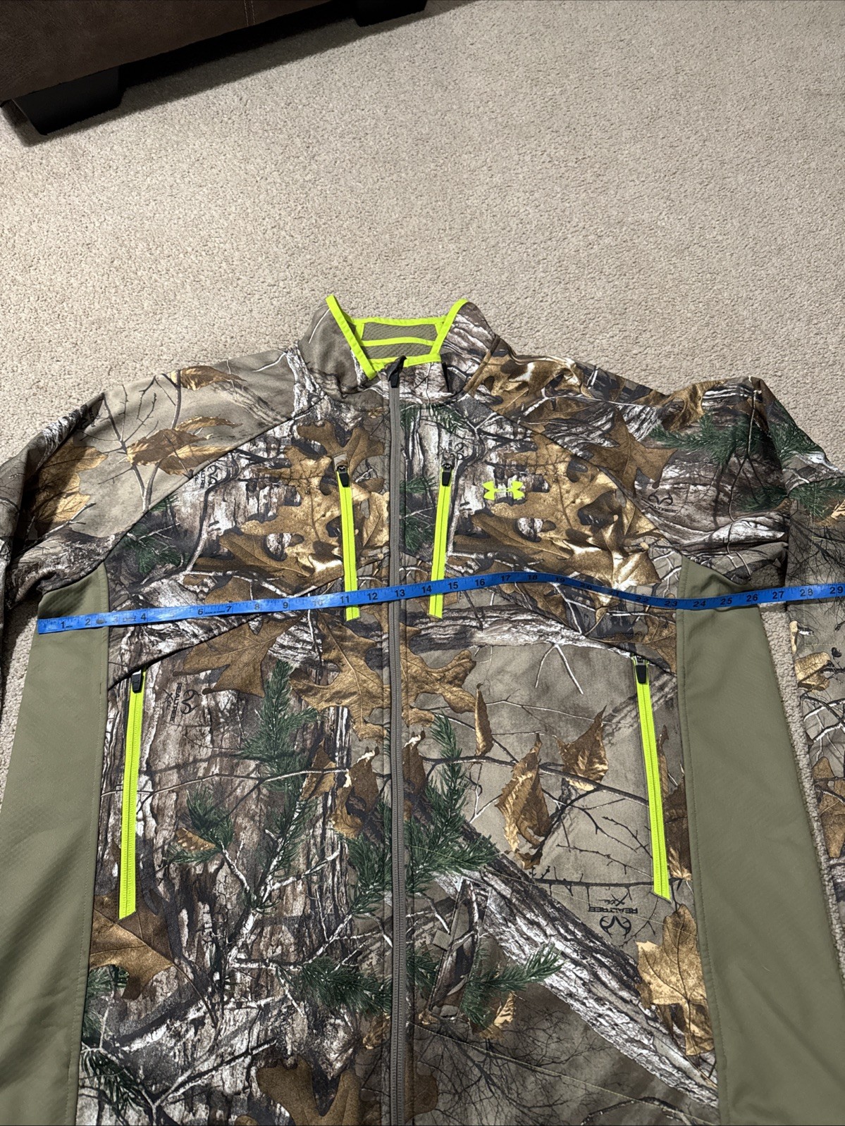 Under Armour Scent Control Infrared Storm2 Softshell Camo Jacket Realtree 2XL
