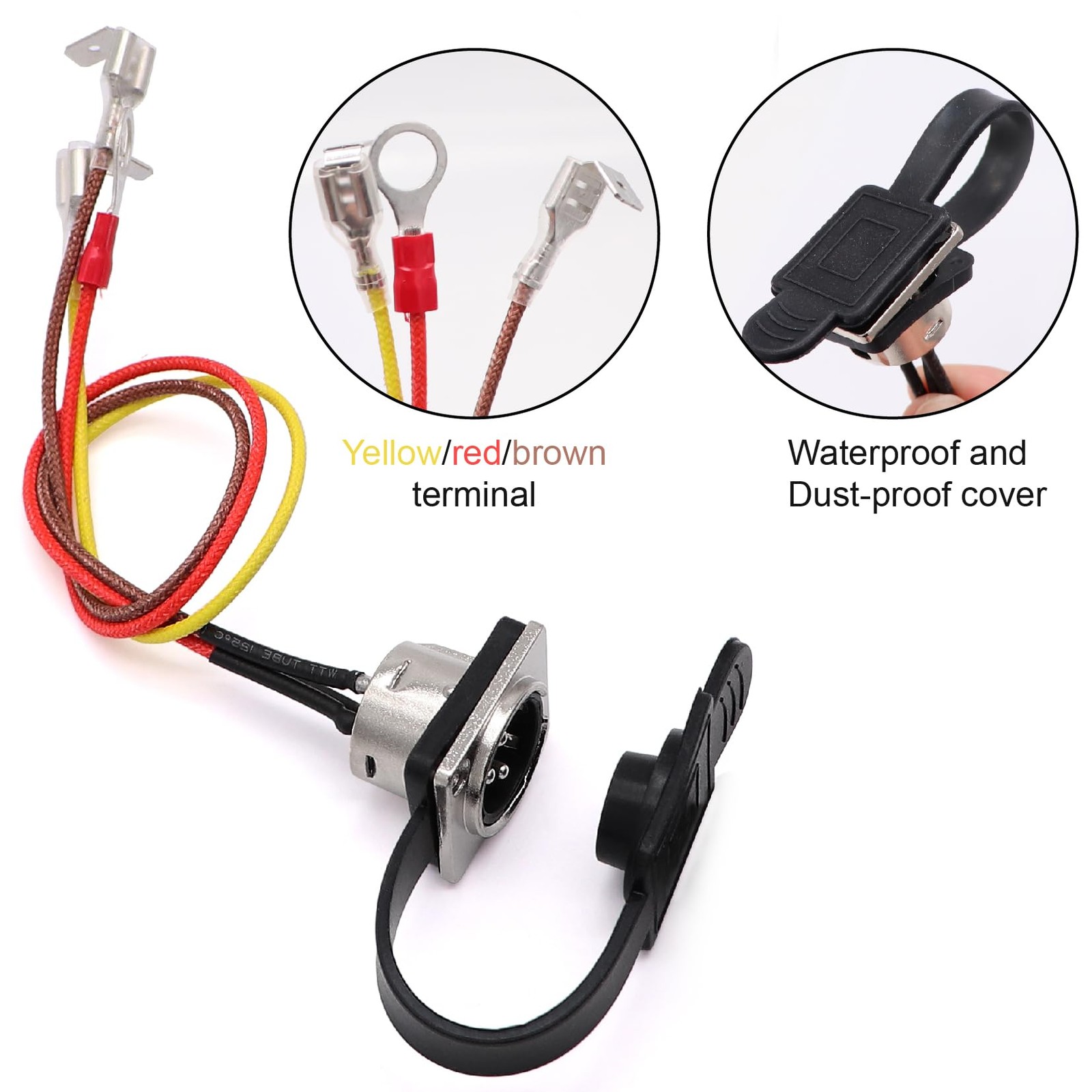 12V 500A 12000Lb Winch Hand Wired Remote Controller Kit with Control Socket A...