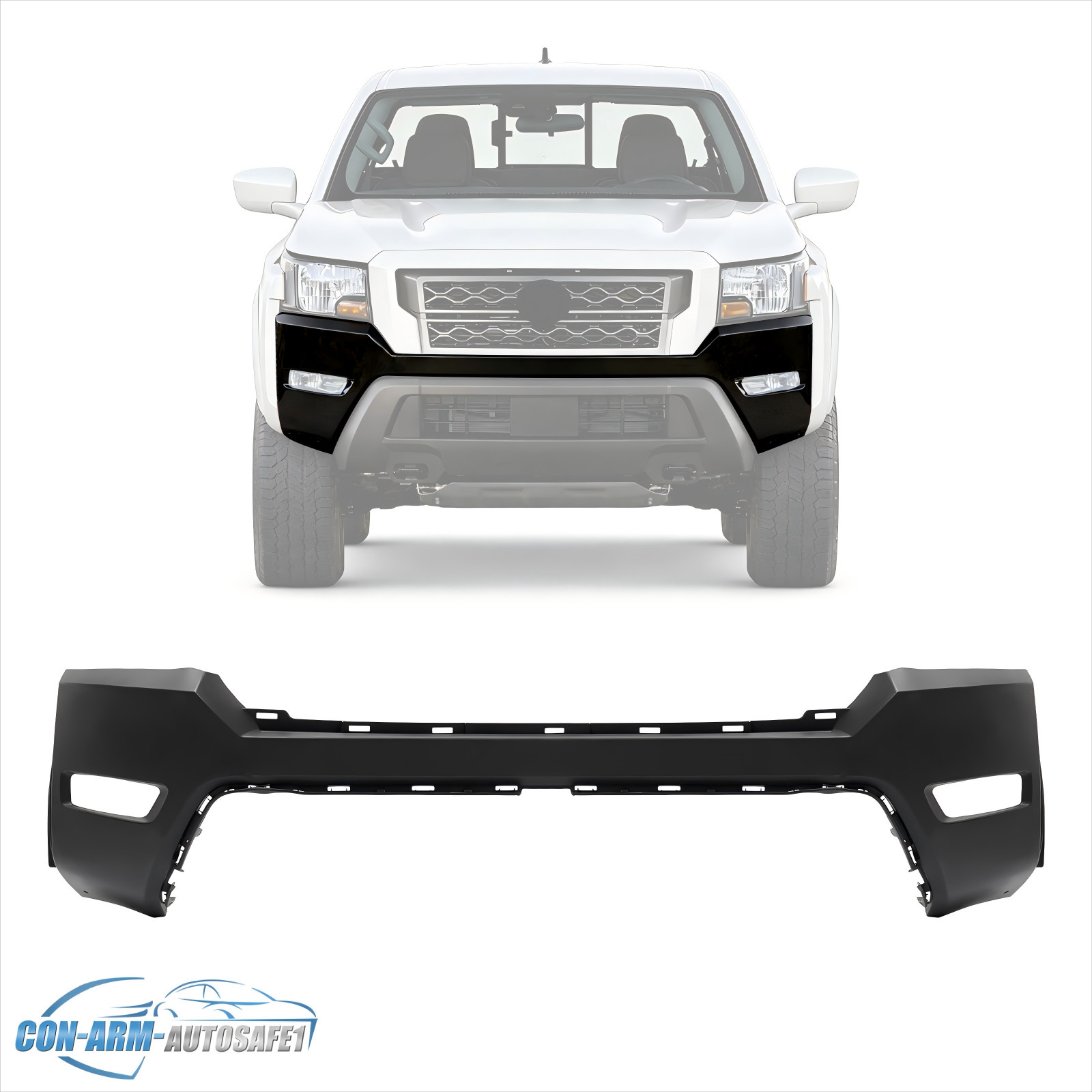 Fits 2022 2023 2024 Nissan Frontier #620259BU0H Front Upper Bumper Cover Fascia