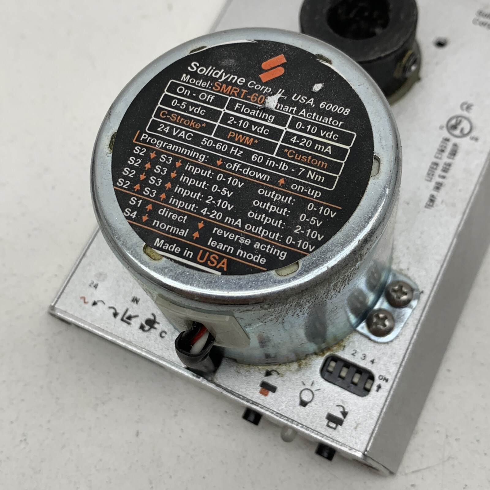 Solidyne Corp SMRT-60 Smart Actuator 24VAC