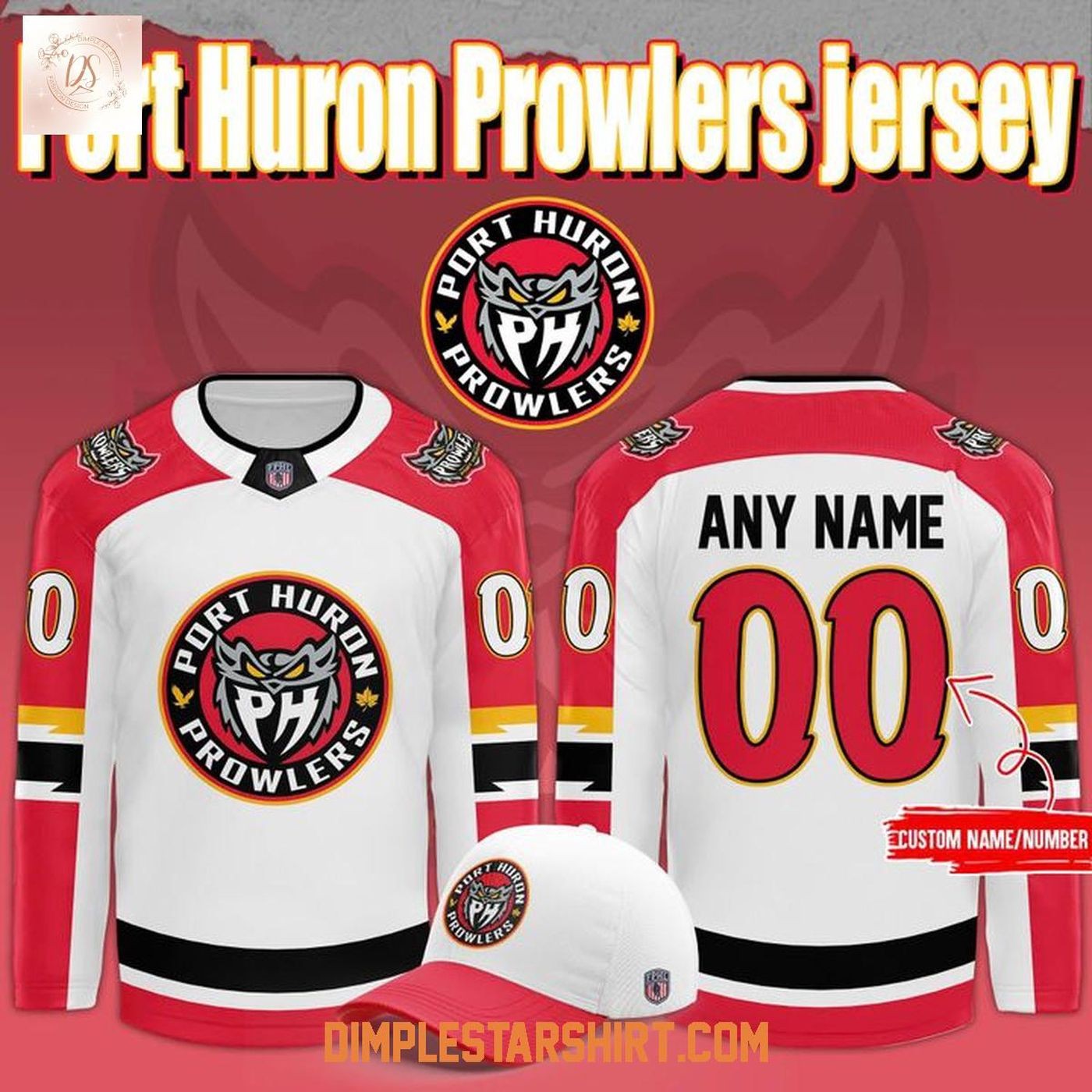 Personalized Port Huron Prowlers New Uniform 2026 Hockey Shirt Men's Fan Gear