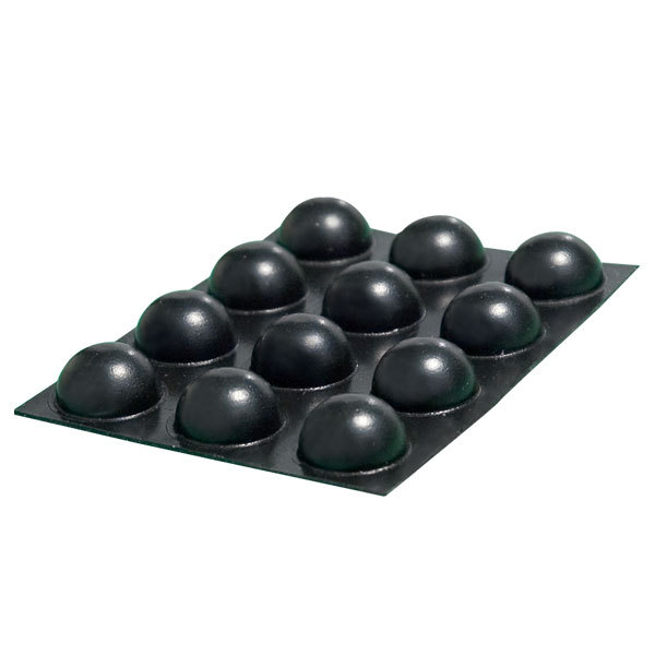 20 XL Large Black Round Locator Bumps , Bump Dots