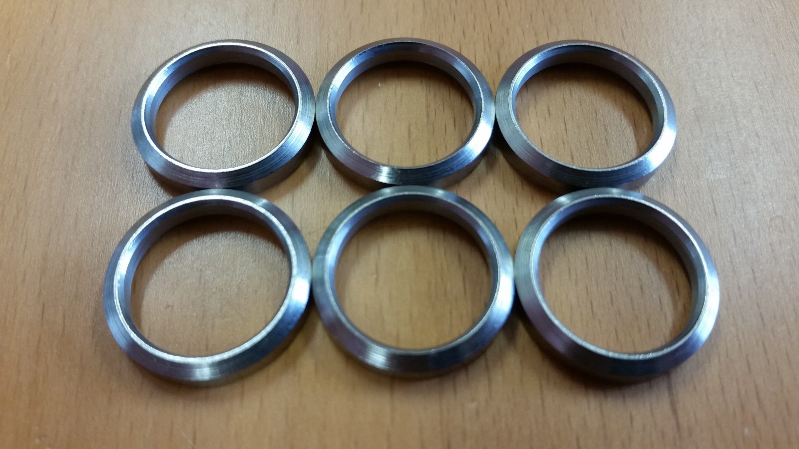 7.62 x 51 .308  Stainless Steel Crush Washer 5/8" x 24 TPI 6 Pack made in USA!