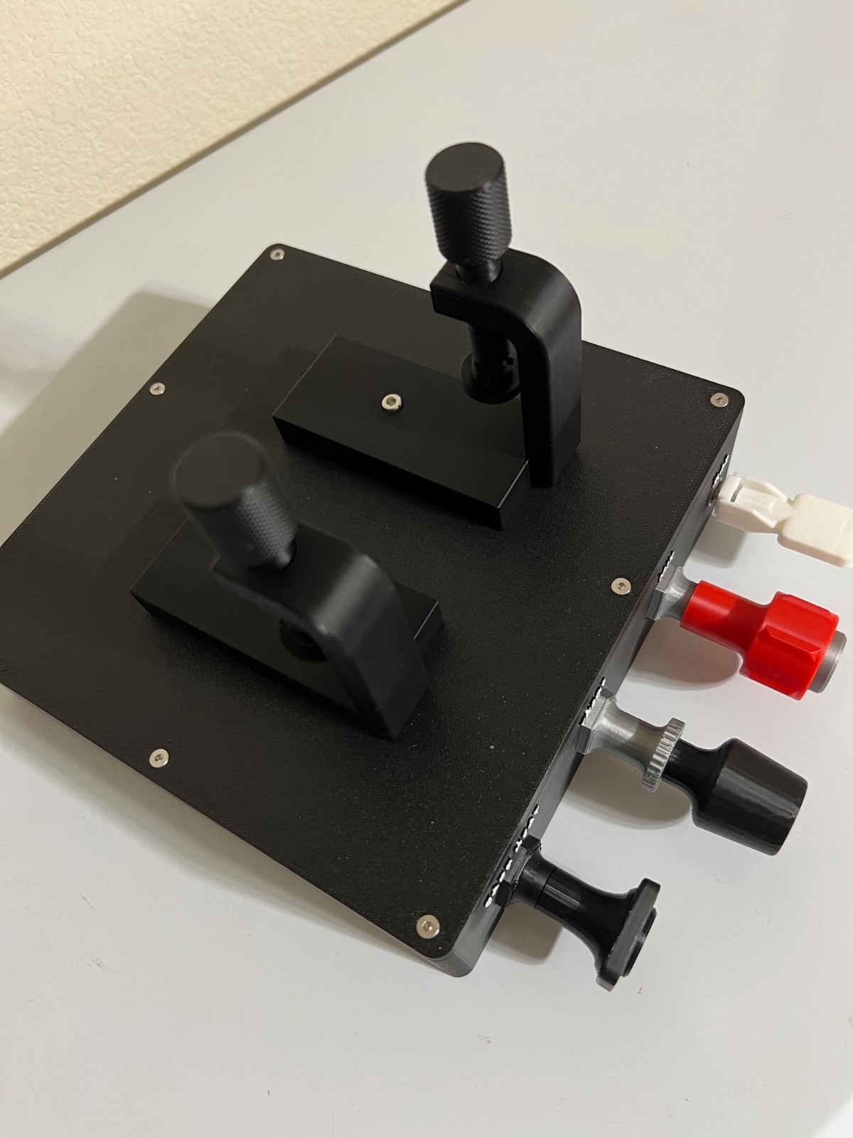 Cessna Throttle Quadrant Mixture Carb Heat Flaps Controller for Flight Sims