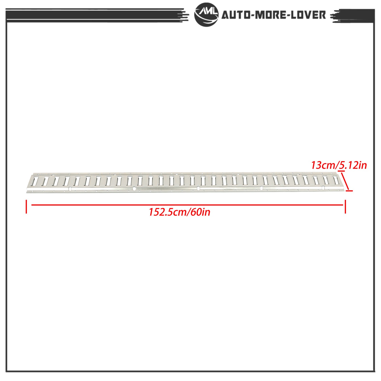 24PC E Track Tie-Down Rail Kit 5' E-Tracks Set Includes 8 Steel Rails & 8 O-Ring