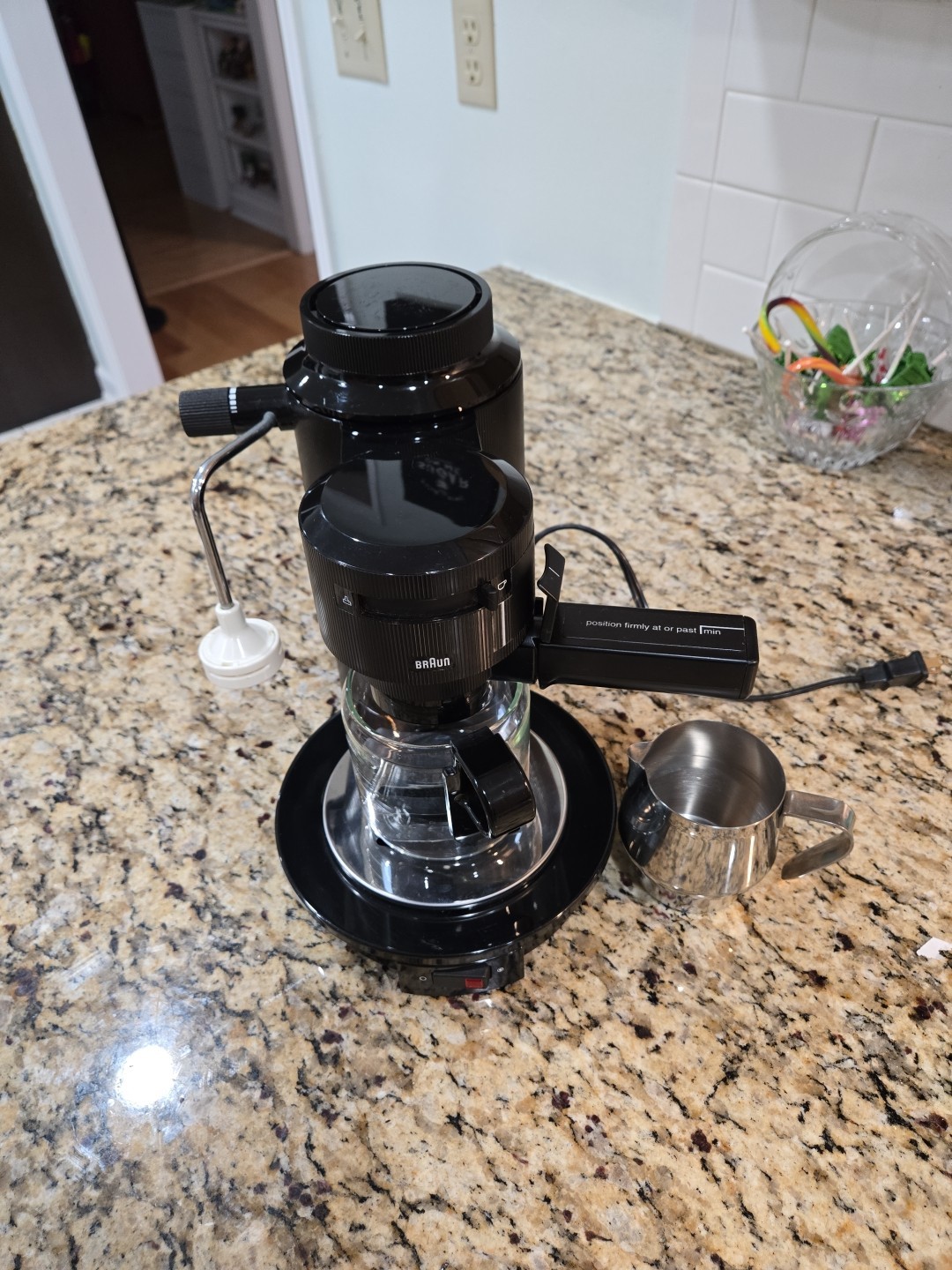 Braun 4 Once Espresso / Cappuccino Machine Type 3061 NEW No Box Looks Never Used