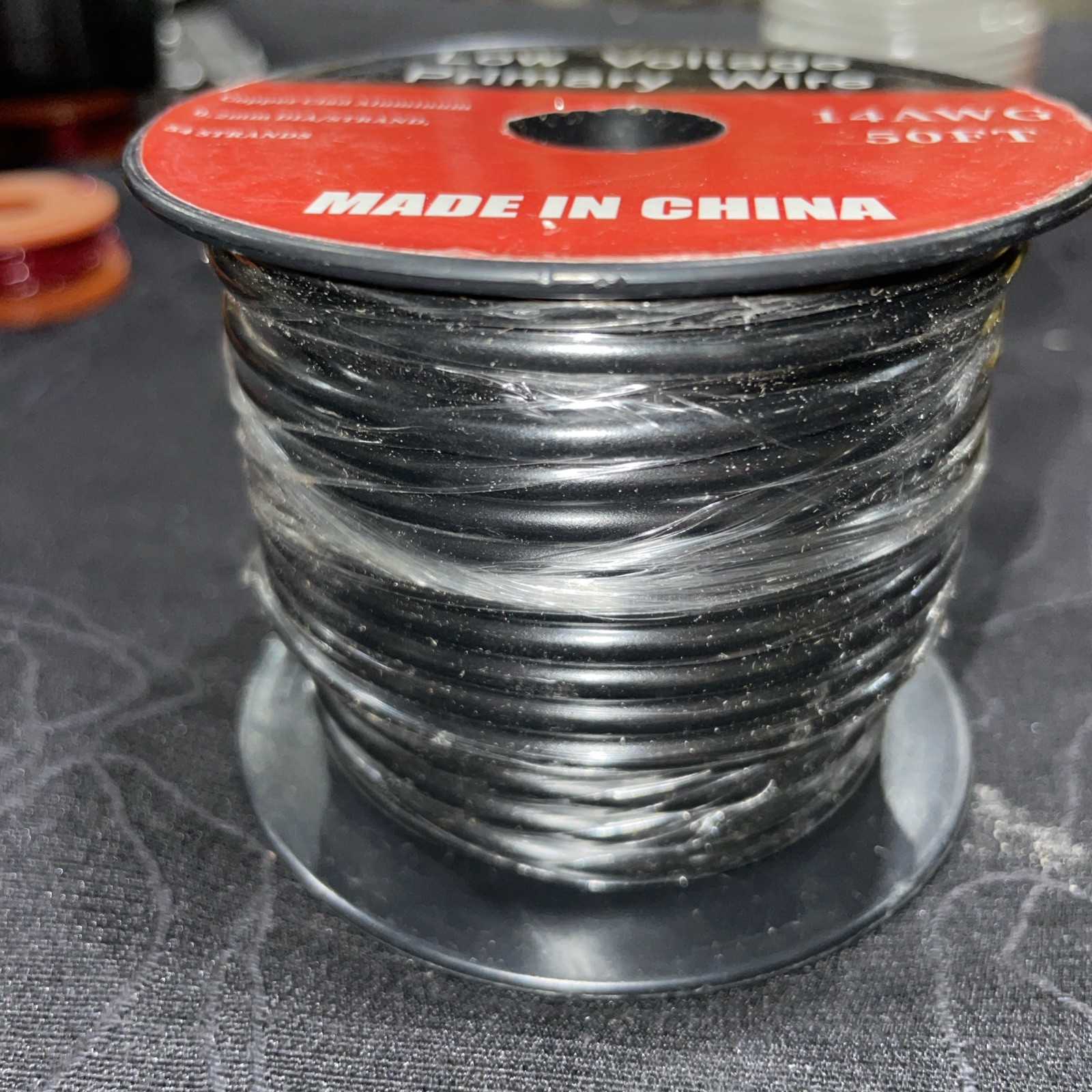 Low Voltage Primary Wire 14AWG 50FT Black