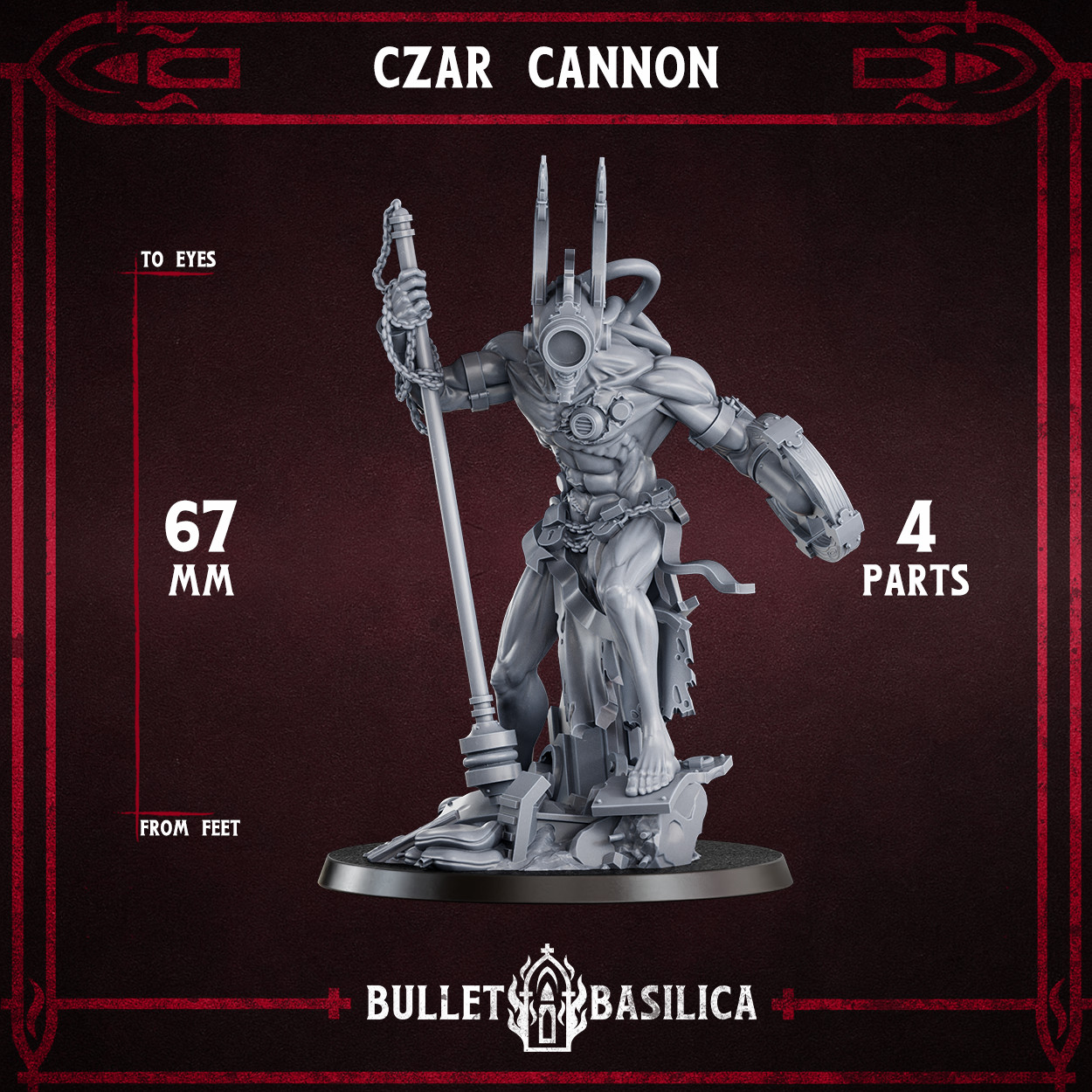 Crimson Hussars Czar Cannon Grimdark Trenchwar Proxy