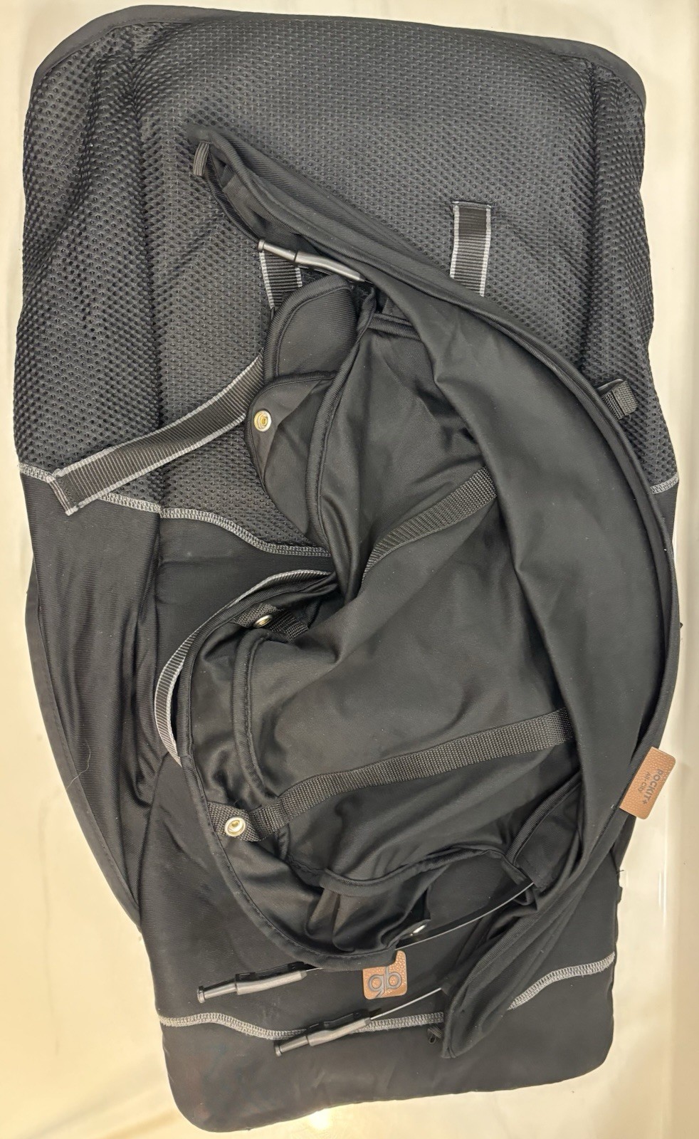 gb Pockit+ All City Stroller Replacement Fabric Seat & Canopy Black