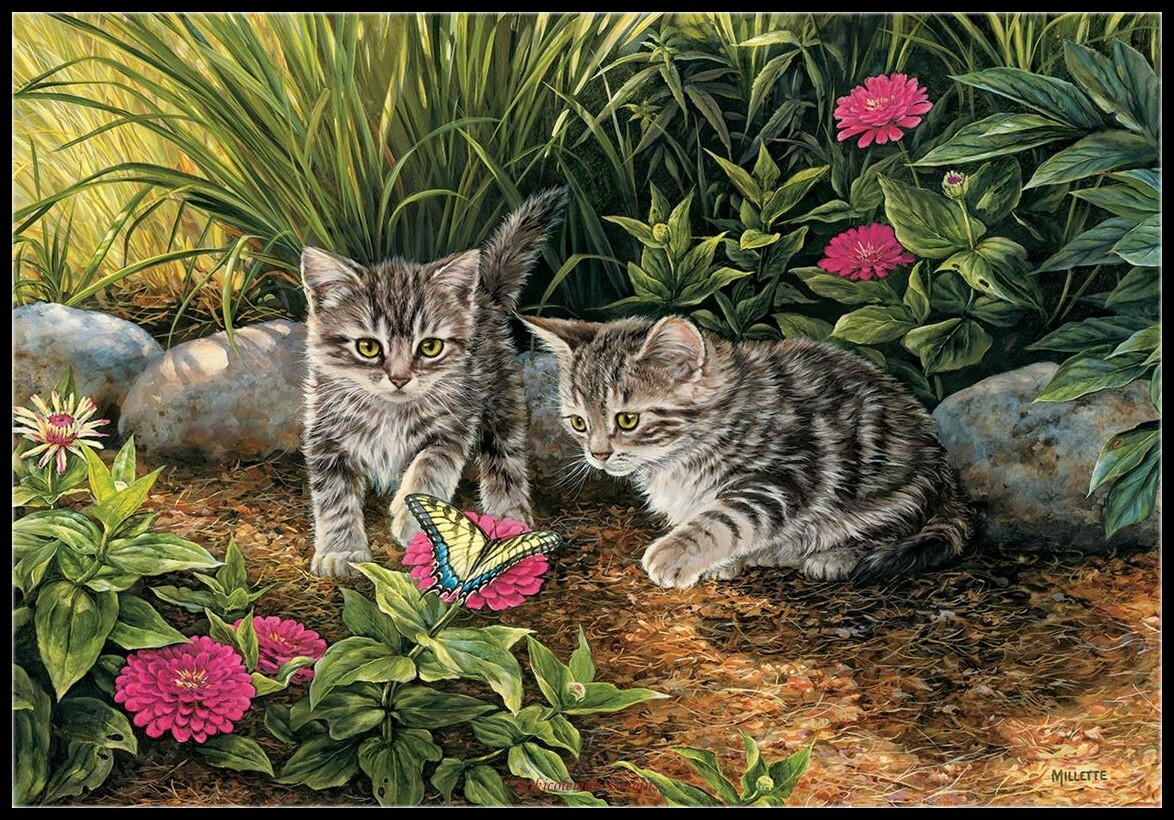 Chart Needlework DIY - Counted Cross Stitch Patterns - Double Trouble