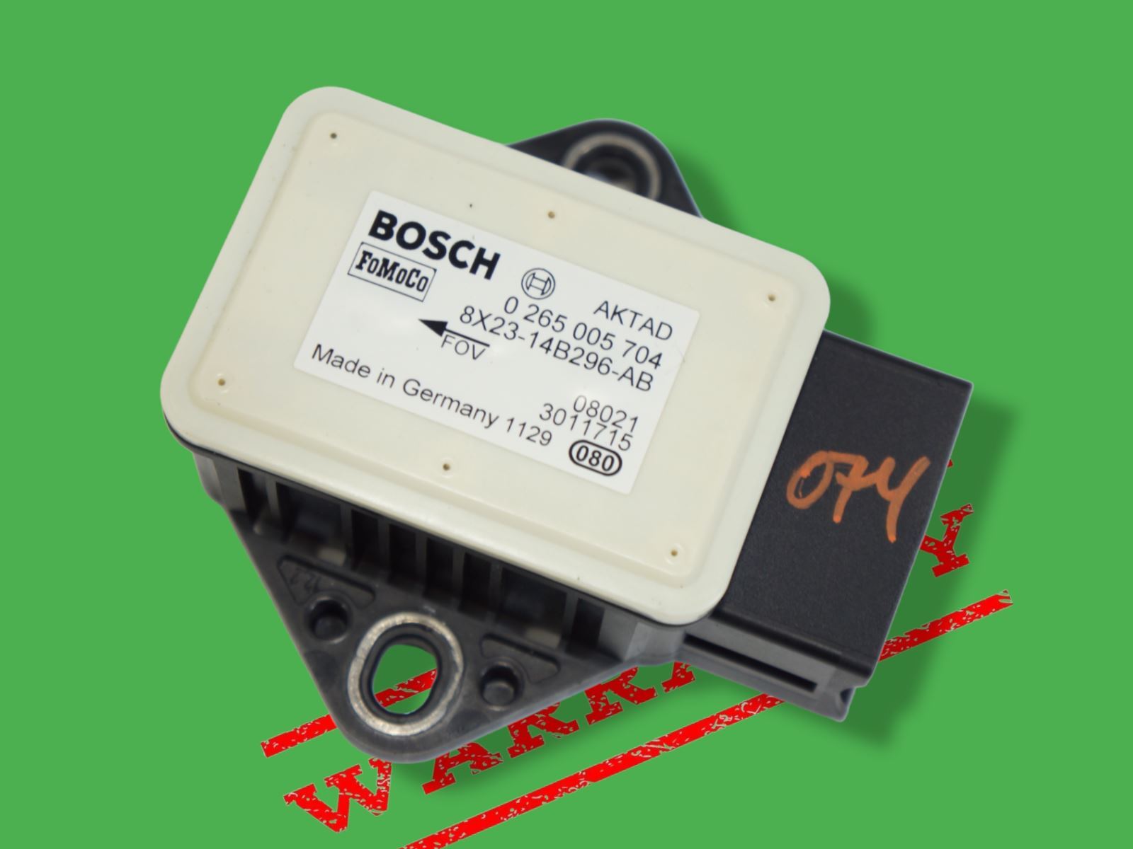 2009-2011 jaguar xf x250 speed yaw rate turn sensor module unit oem bosch