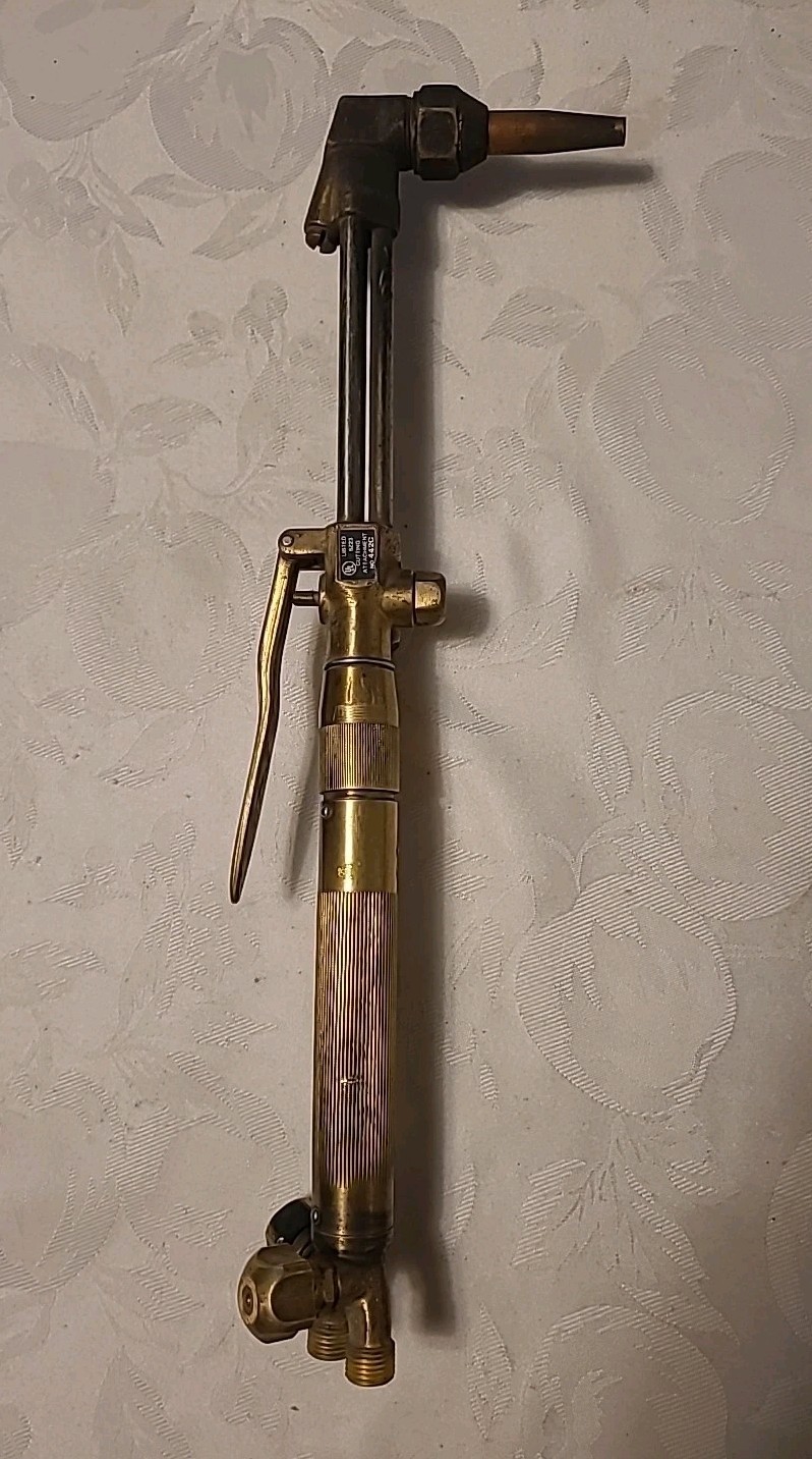 Vintage Cutting Torch Head and Tip Cutting Tool Attachment #442C