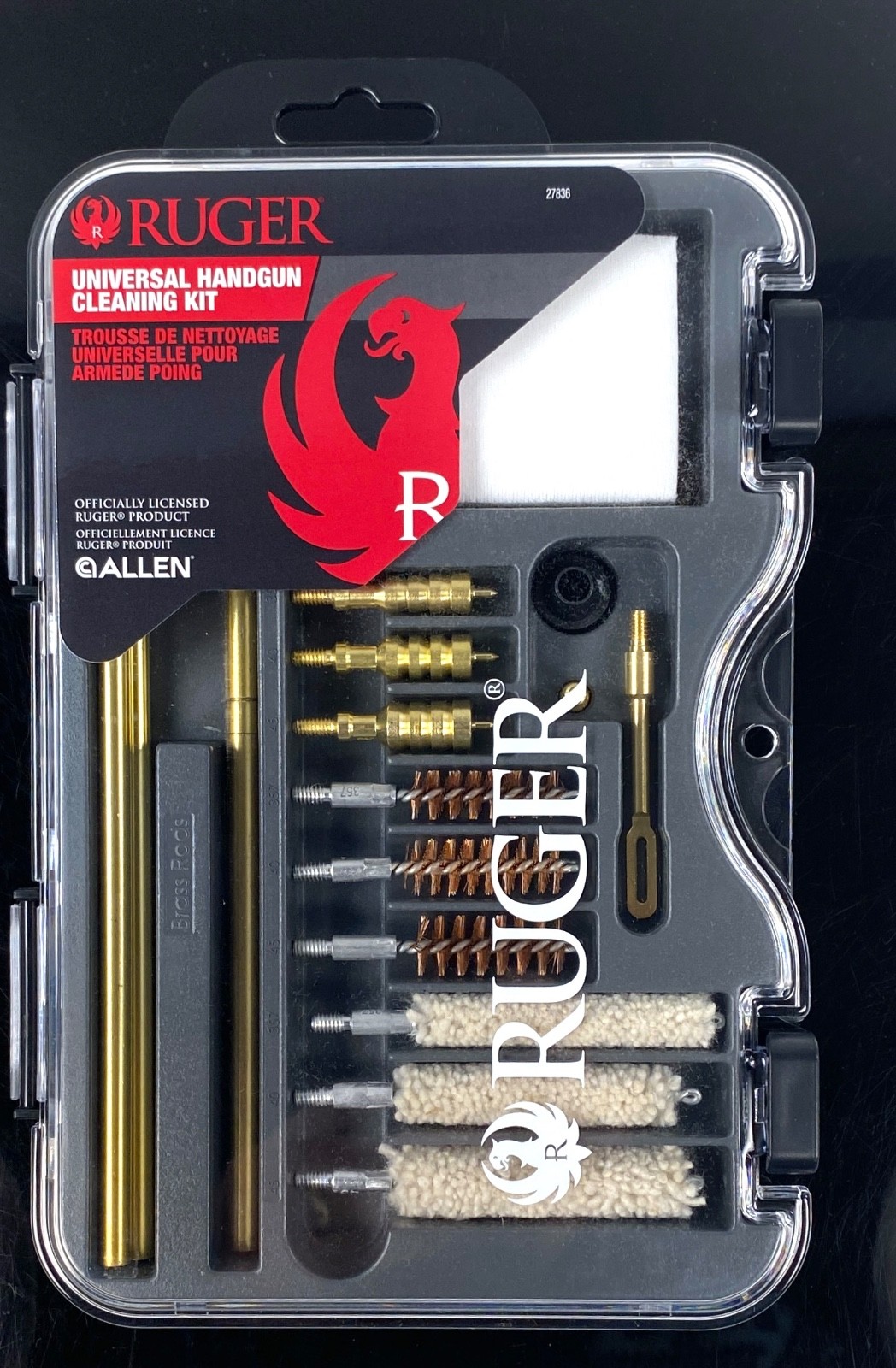 Allen Ruger Universal Handgun Cleaning Kit in Case 380 to 45 acp  - 27836