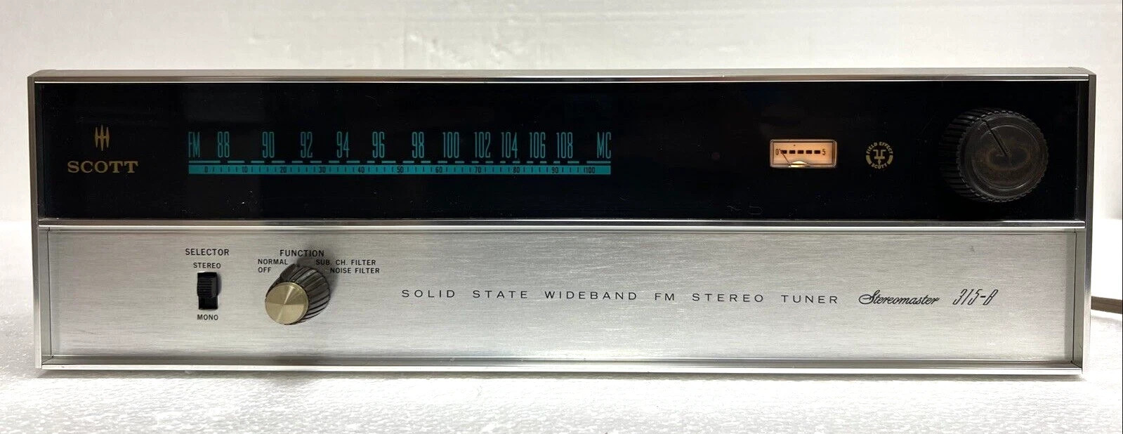 Scott Stereomaster 315-B FM Stereo Tuner Tested & Working!