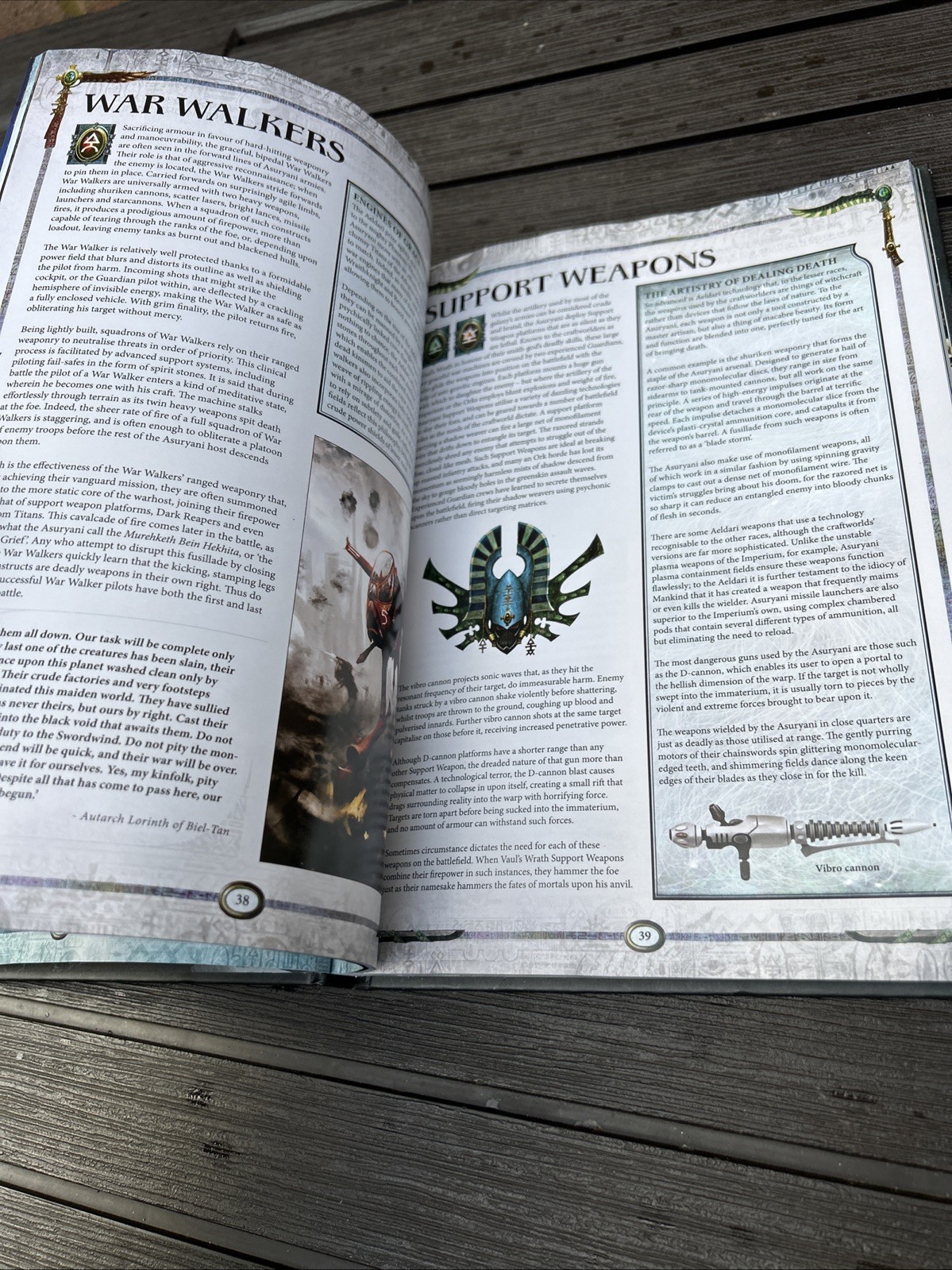 Aeldari / Eldar Craftworlds Codex - Hardback Warhammer 40k Games Workshop 2017