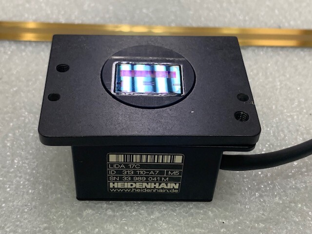 Heidenhain LIDA 17C Linear Encoder Readhead and LIDA 107 940mmLinear Scale Used