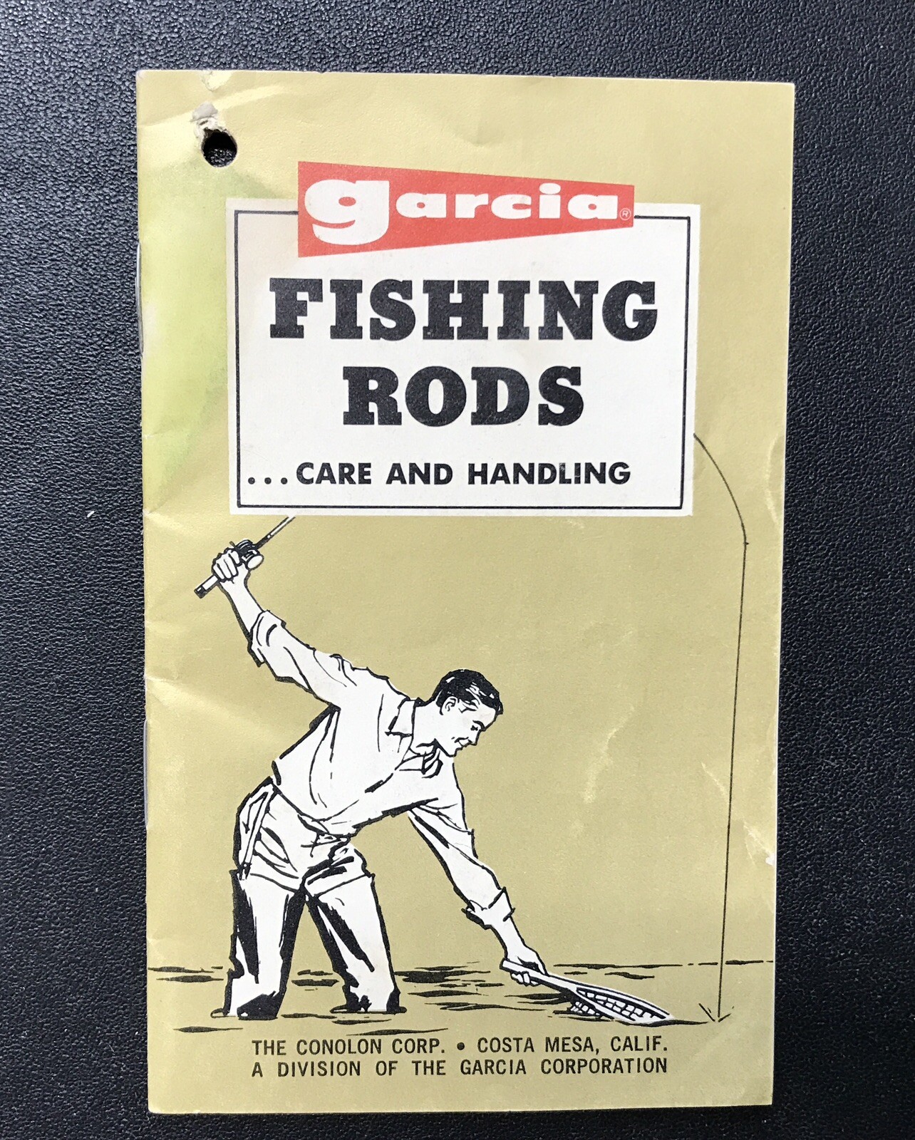 Vintage Garcia Fishing Rods Care and Handling Owner’s Manual Booklet.