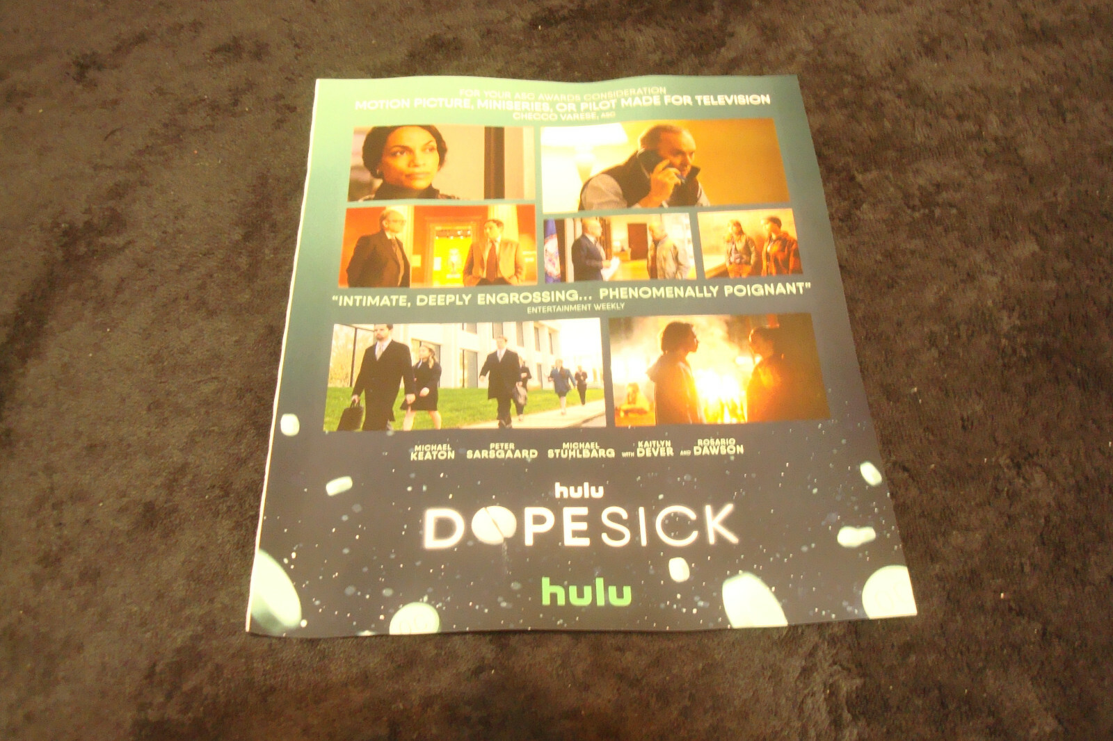 DOPESICK 2022 Emmy ad Michael Keaton, Peter Sarsgaard, Rosario Dawson, Kaitlyn