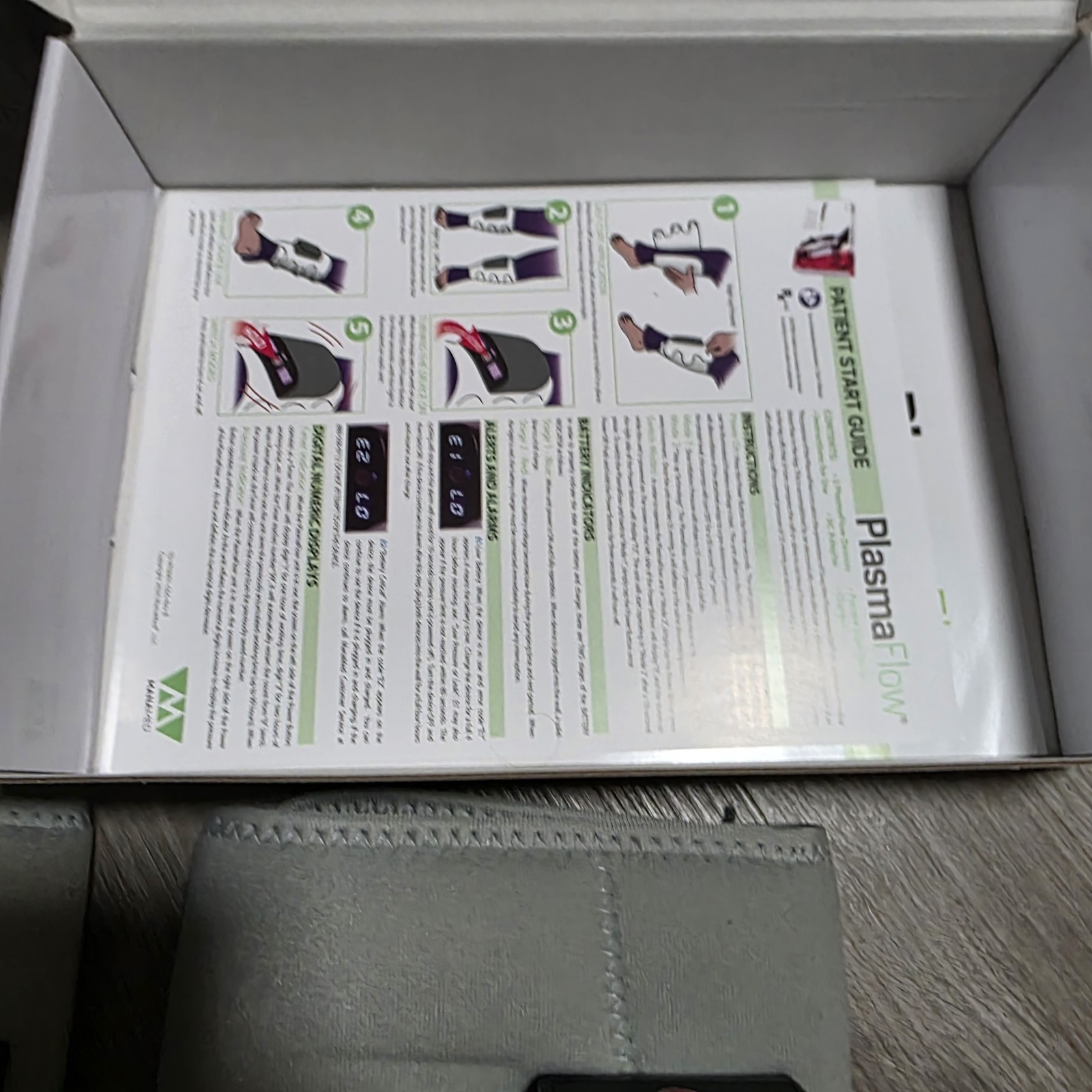 Plasma Flow Portable Limb Compression Device Cordless With Charger