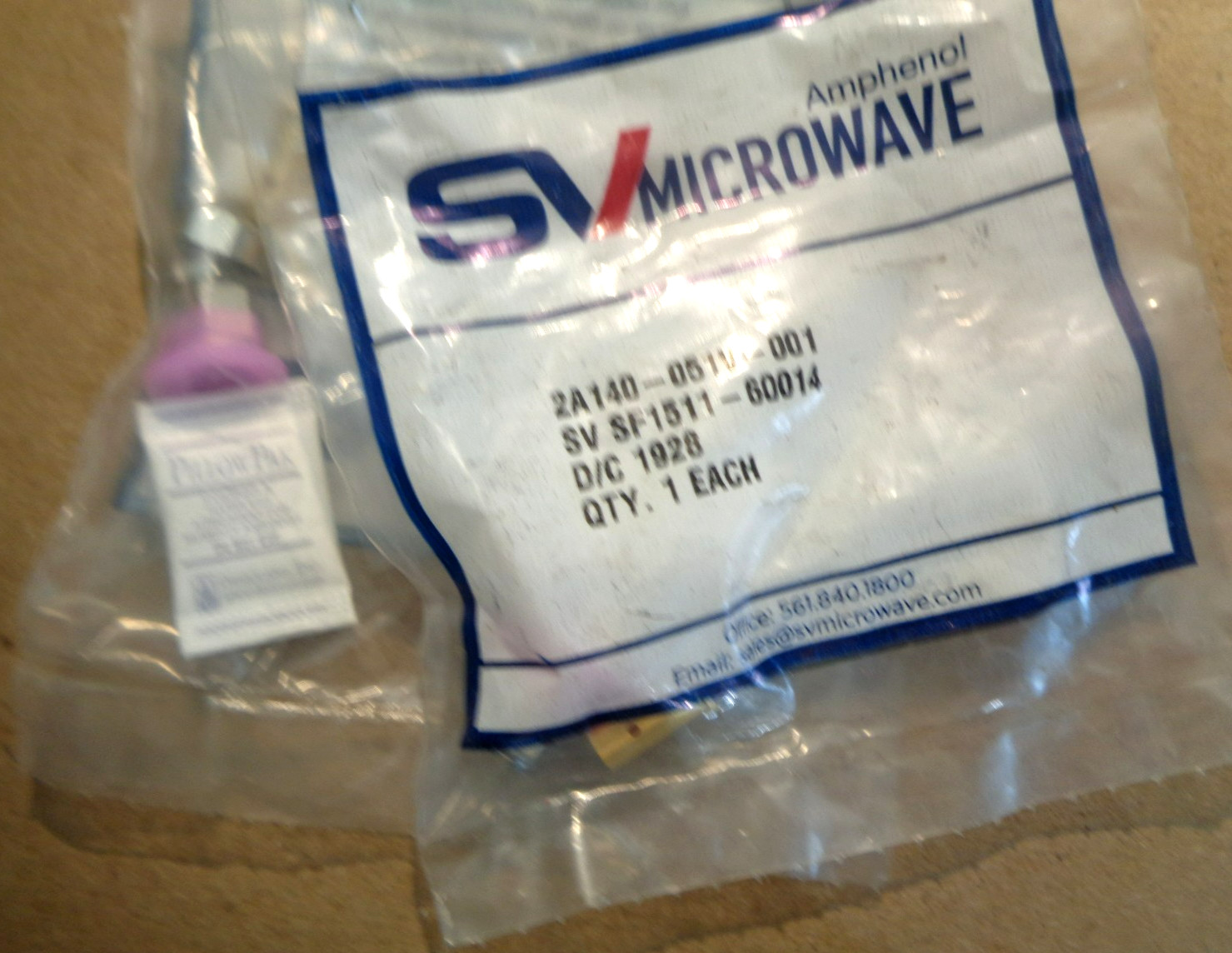 2 pcs New & Sealed SV Microwave 2A140-051V-001 SMA RF Connector or ??