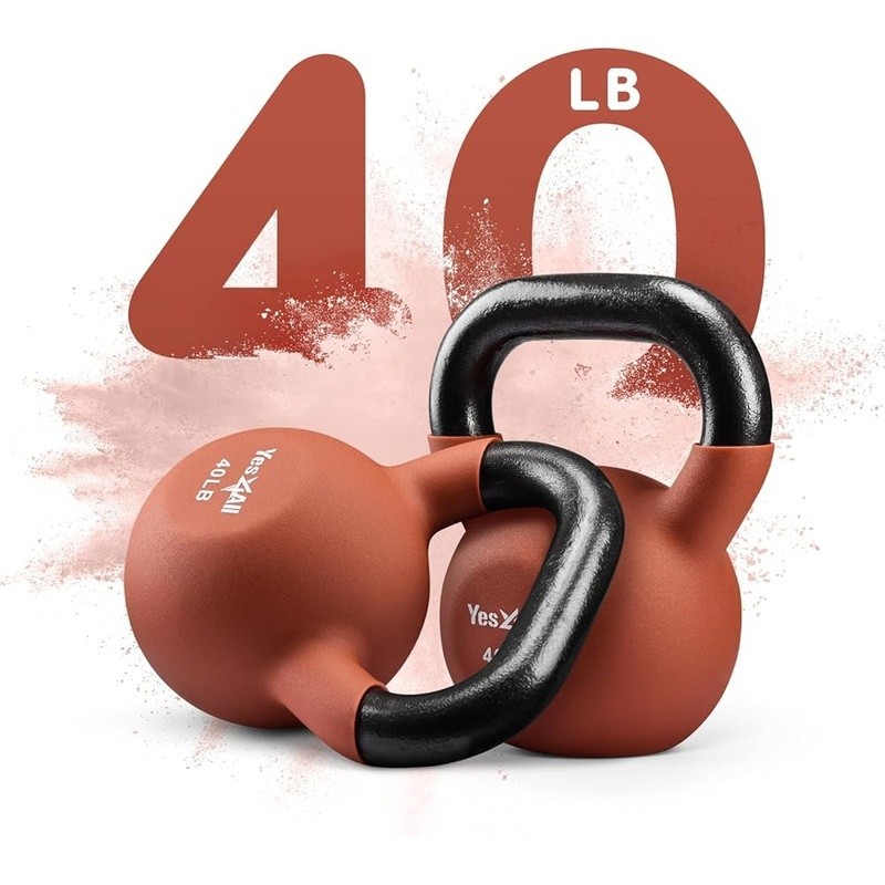 Cast Iron Neoprene Kettlebell 20lb Adjustable Weights Ergonomic Handle New