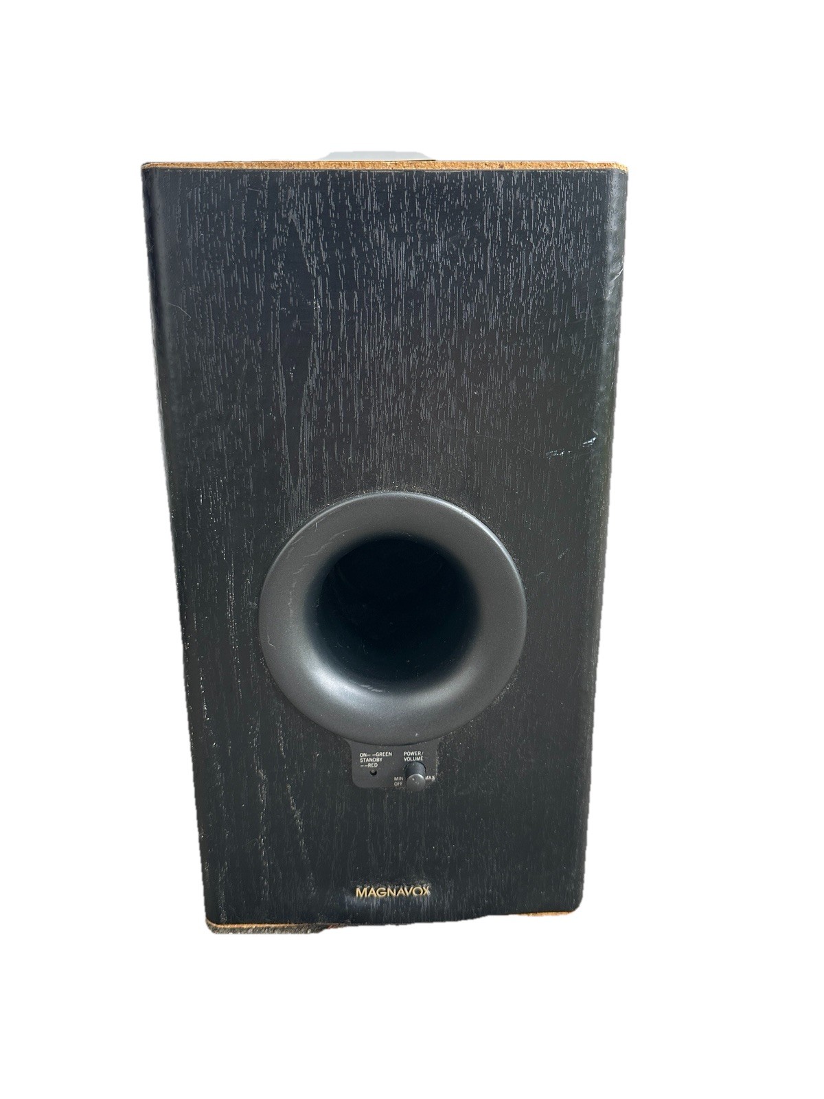 Magnavox Subwoofer Model#MX891sub Black Woodgrain Exterior