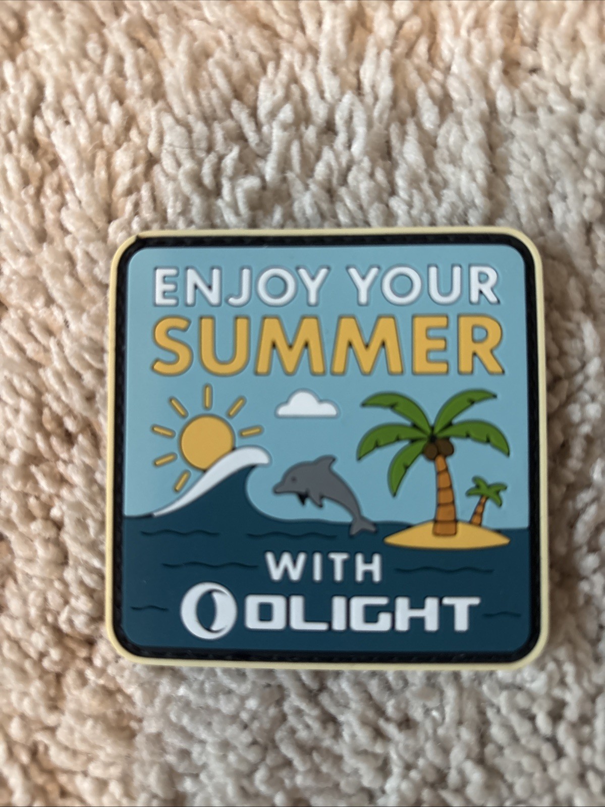 Olight Patch   "Enjoy Your Summer with Olight"   Swag