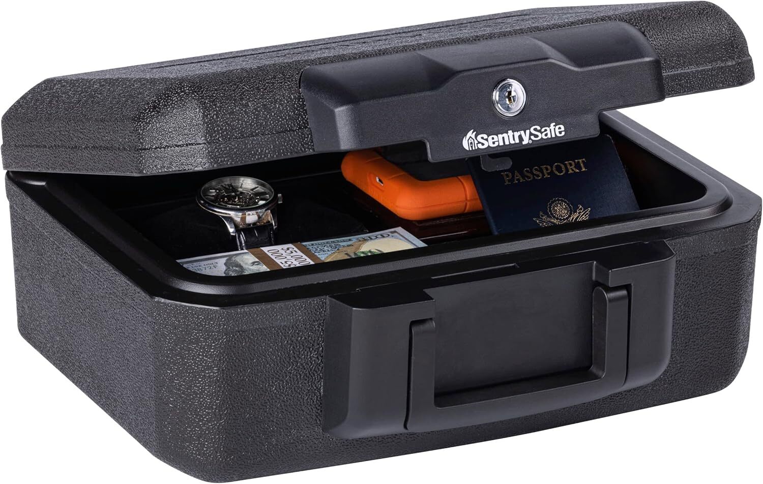 Sentrysafe Fireproof Document Safe 018 Cu Ft Key Lock Portable Security Box
