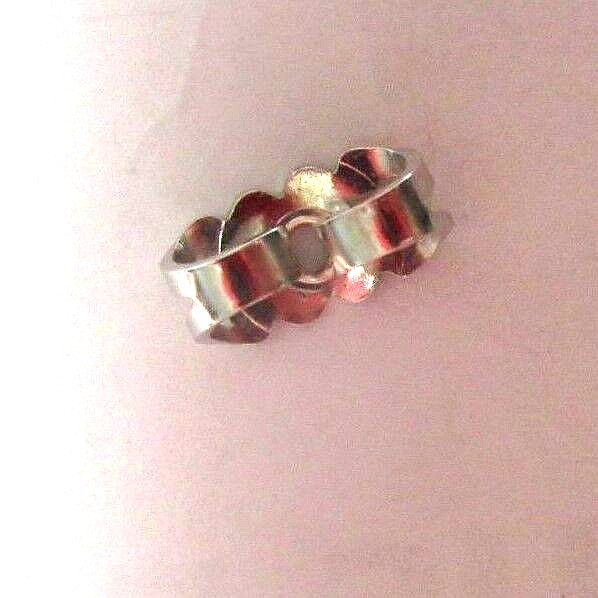 14k White Gold Earrings Backs Friction Ear Nut Heavy.  Sku F 23