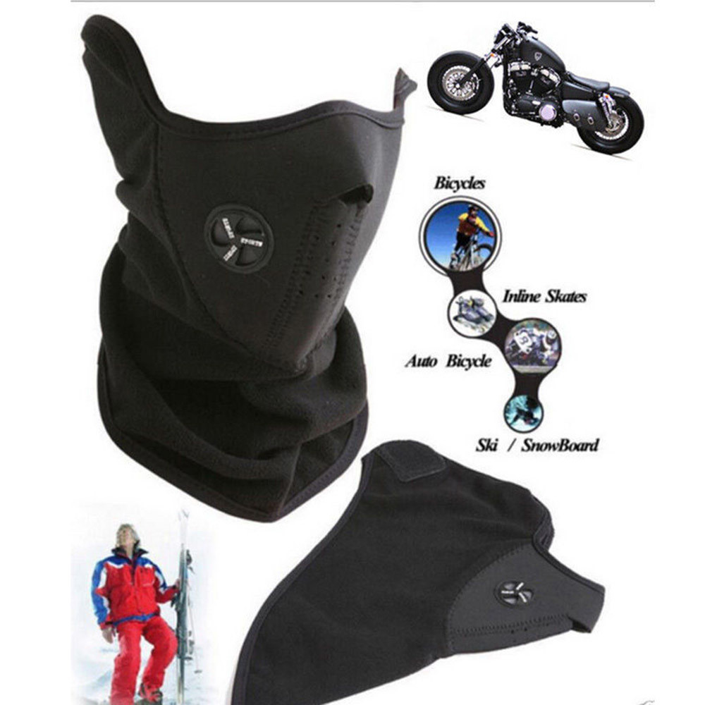 Winter Ski Half Face Mask Neck Warmer Gaiter Breathable Winter Cycling Bike Mask