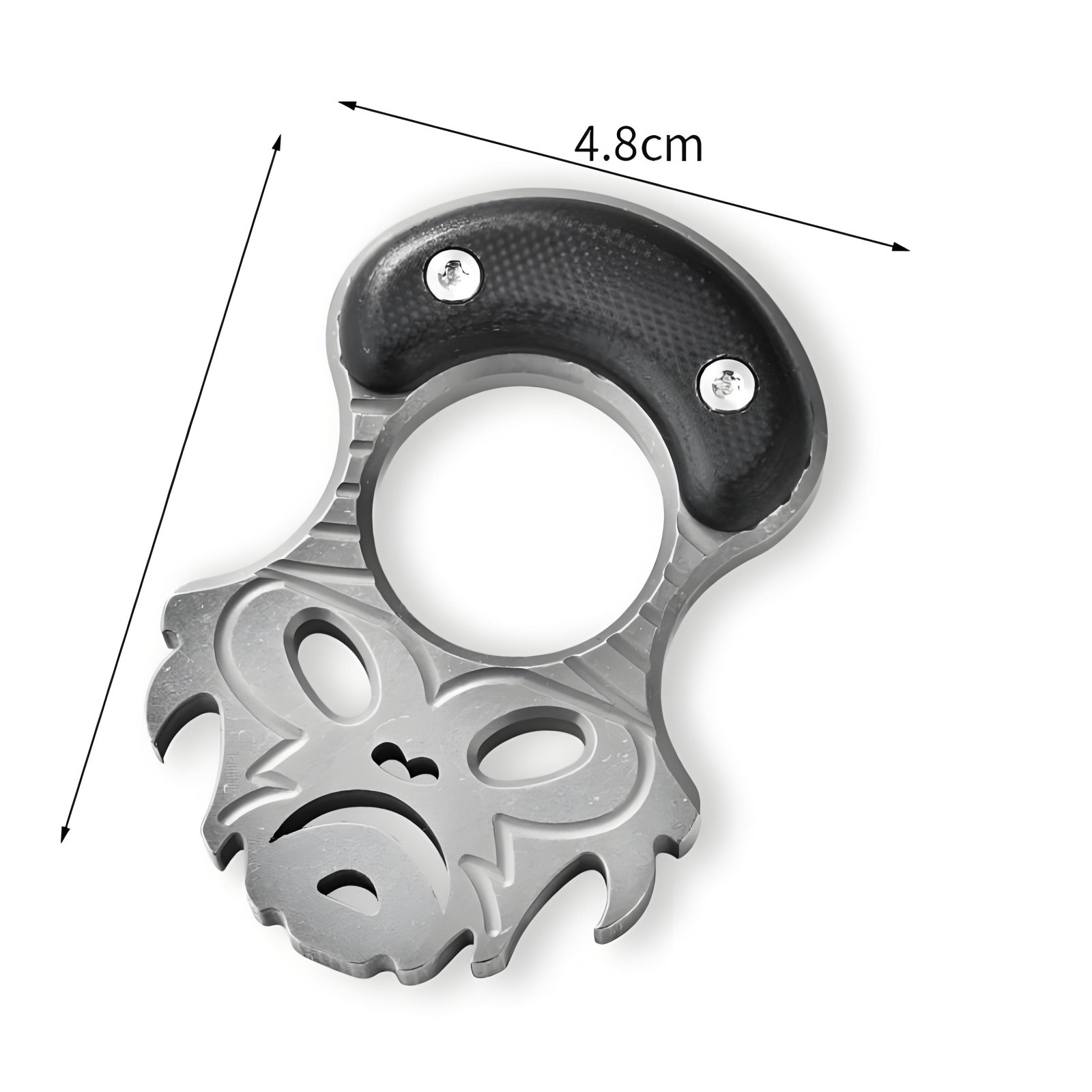 Titanium Alloy EDC Multi-Tool Single Finger Knuckle Bottle Opener Keychain