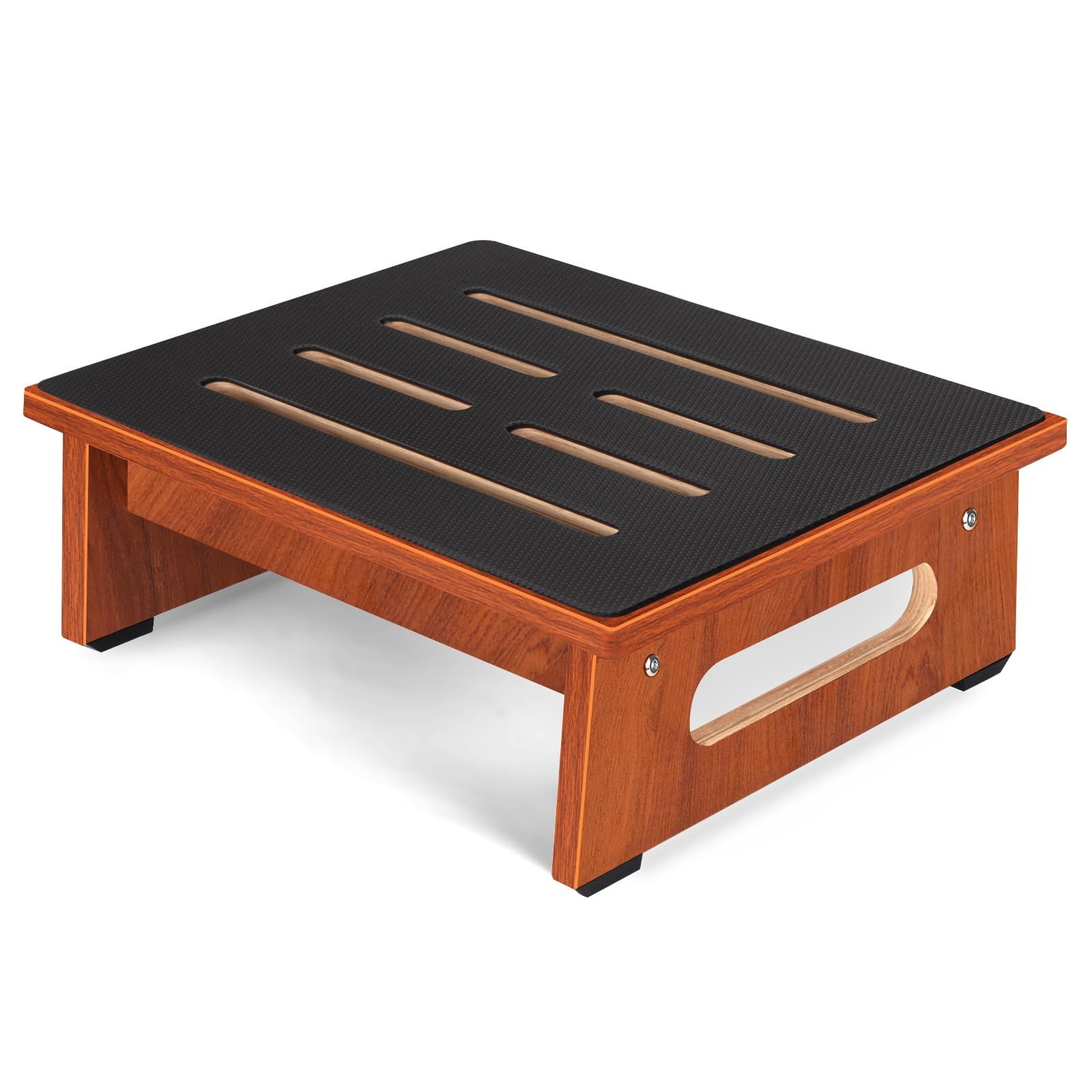 One Step Stool for Adults Seniors with Non-Slip Rubber Stepping Surface, Heavy