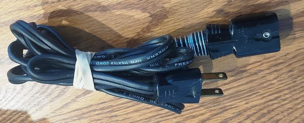 HPN Heater Cord for Small Appliance j