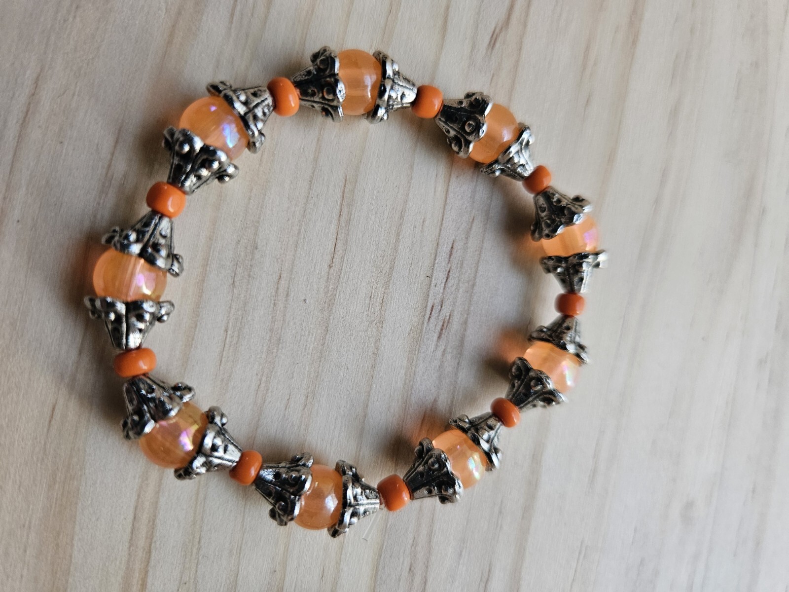 Fall Handmade Stretchy Bracelet Set Of 3