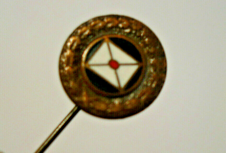 Old Badge Pin Bronze Federation of German Philatelists - B.D.Ph