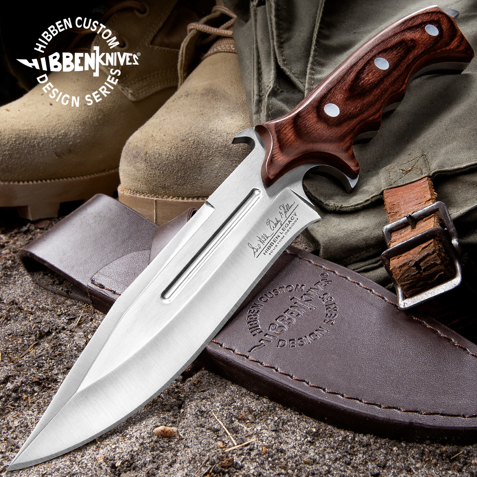 Gil Hibben Legacy Knife II | 7CR17 Stainless Steel Blade | Overall Length 12"