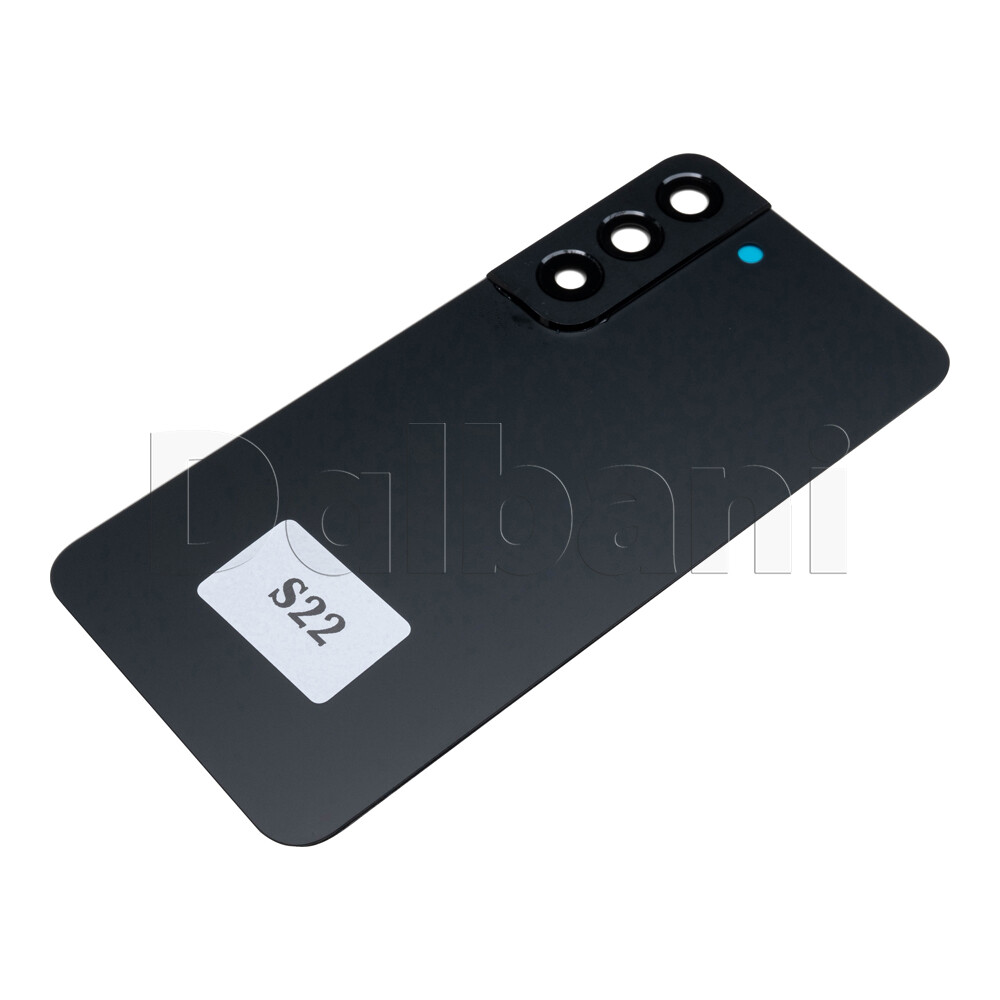 Back Glass Rear Housing Battery Cover For Samsung Galaxy S22 SM-S901 Black