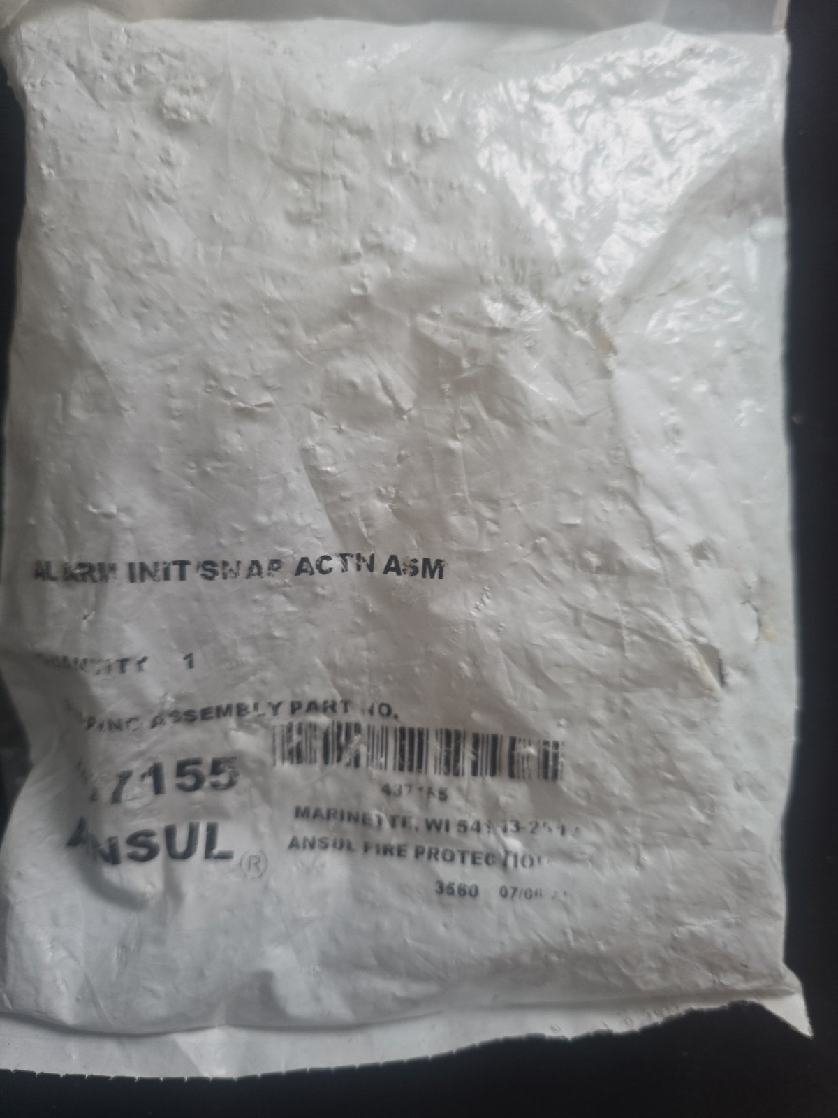 Ansul 437155 Alarm Initiating & Snap Action Switch Assembly AUTOMAN R-102 NEW...