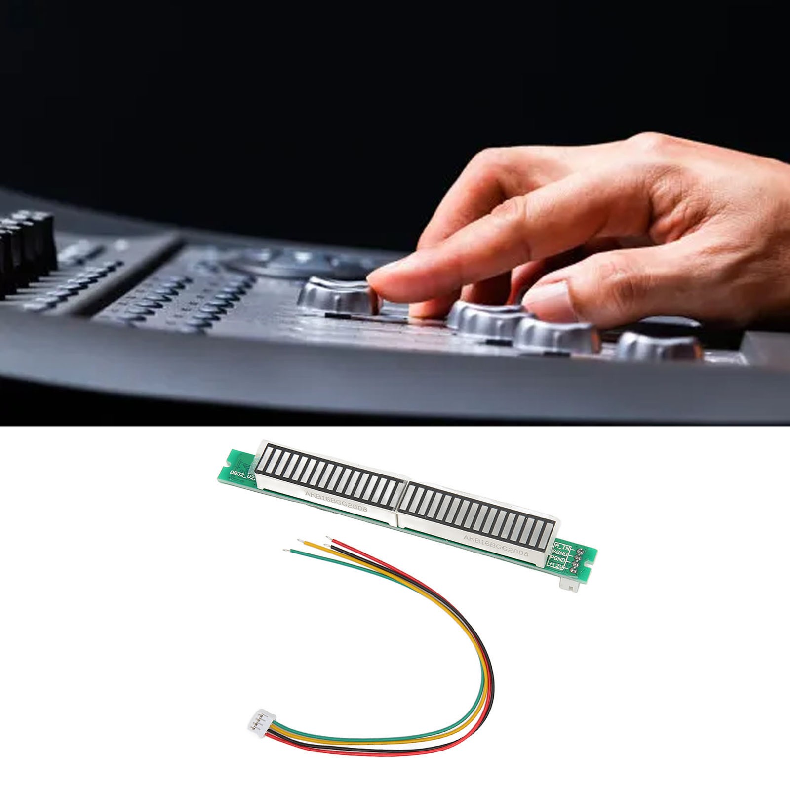 ¸Music Level Indicator Module 32 Bit 8 Effects Adjustable Brightness LED Soun