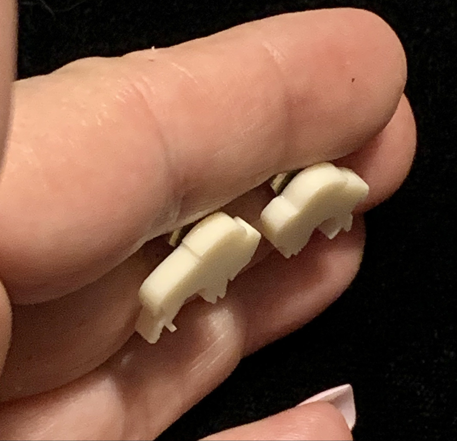 Vintage Mini Cute Buffalo Cut Out Stud Earrings