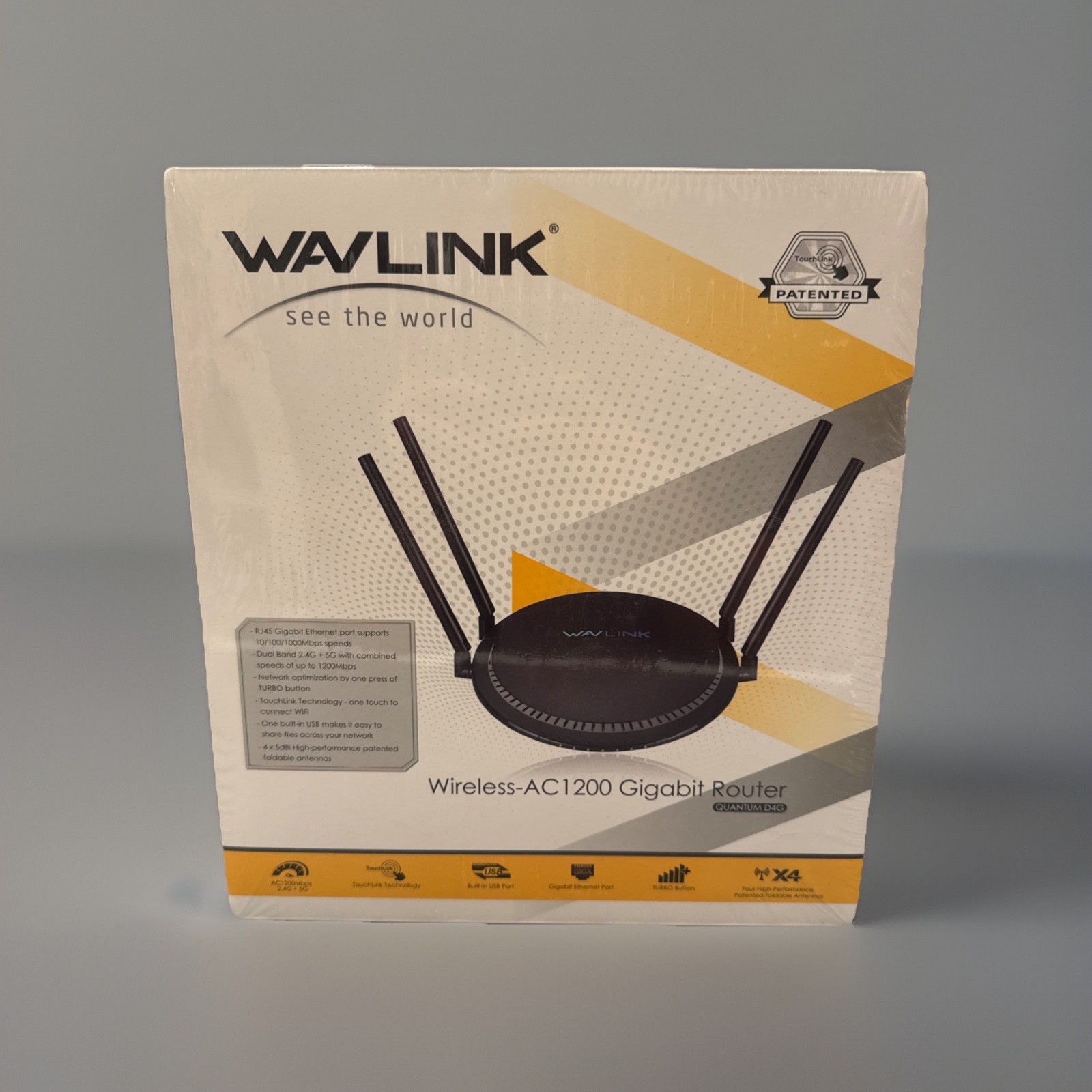 Wavlink Wireless-AC 1200 Gigabit Router NEW Sealed