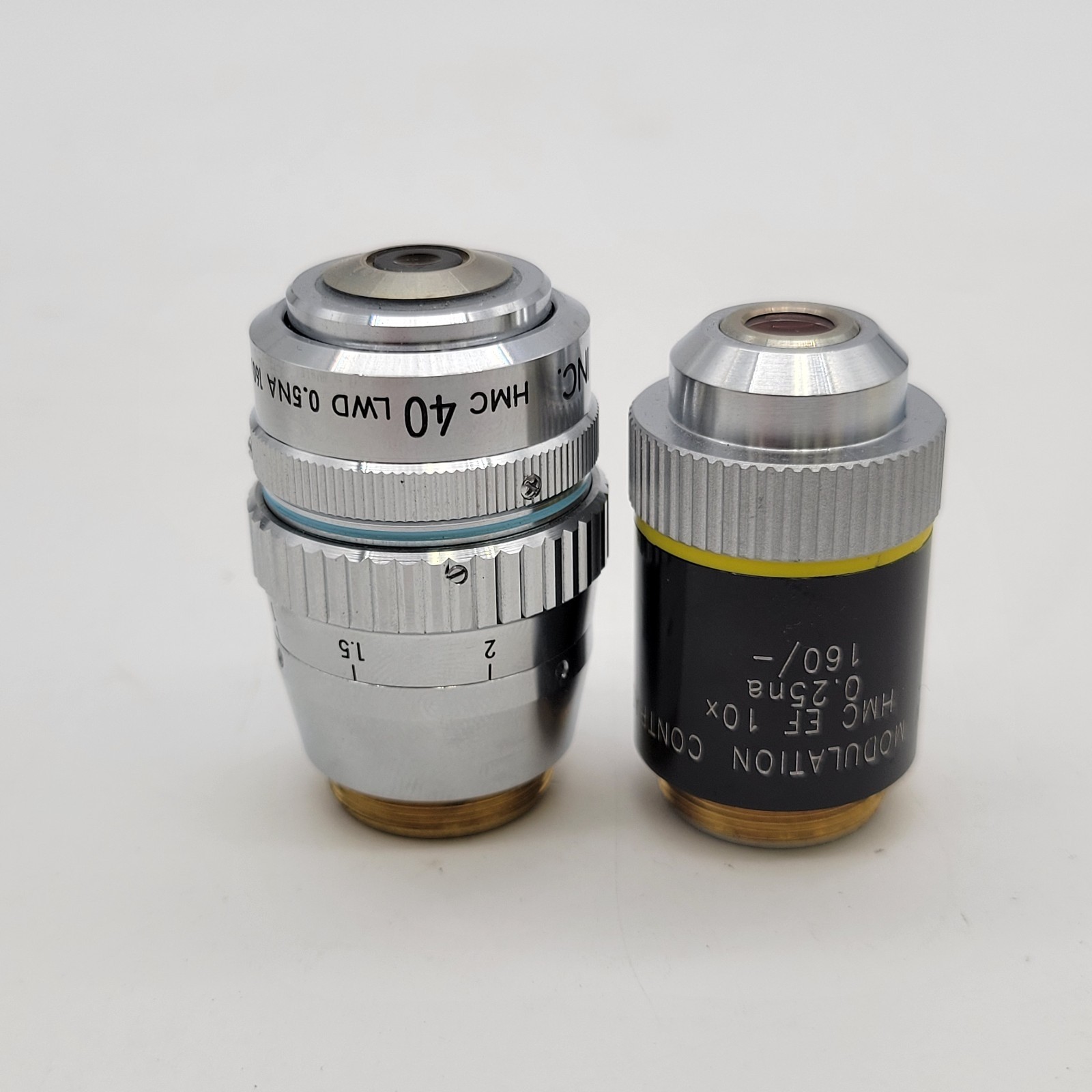 Nikon Diaphot 300 Microscope Hoffman Modulation Contrast Condenser & Objectives