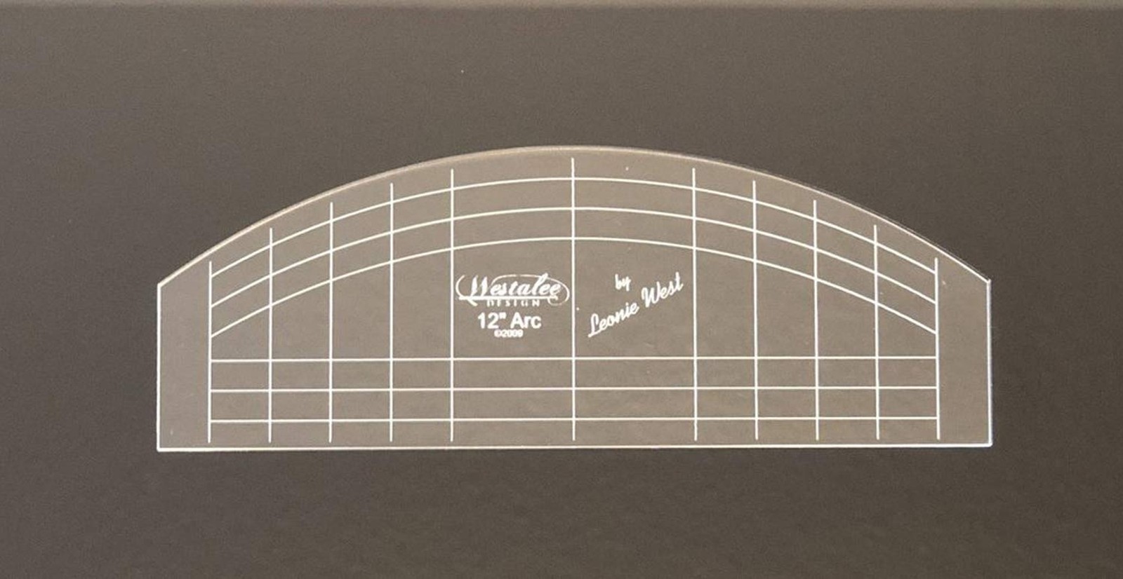 Sew Steady High Shank - 12" Arc from Ruler Foot Starter Set Template