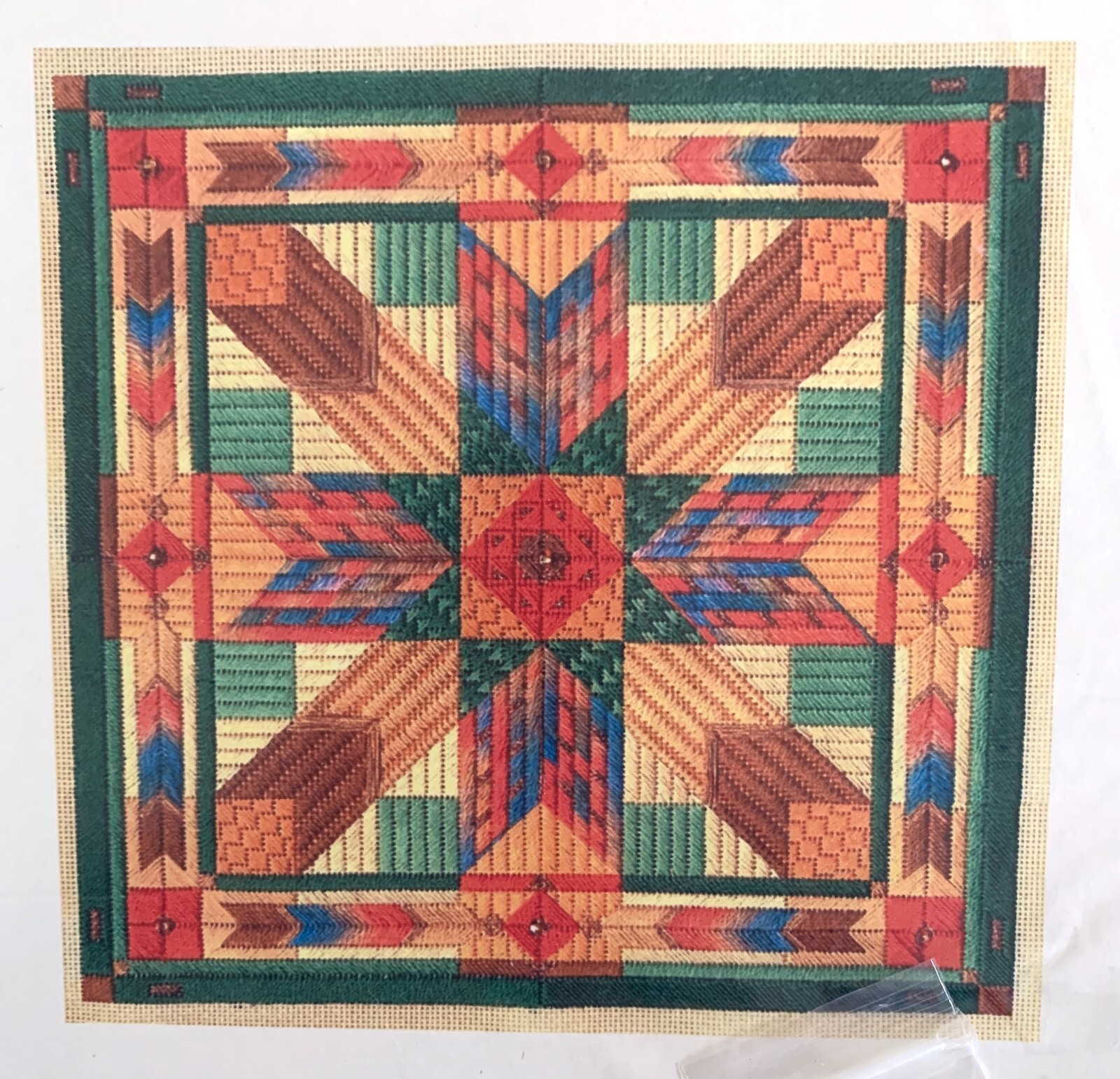 Laura J Perin Design Four Winds Needlepoint Pattern American Quilt Collection