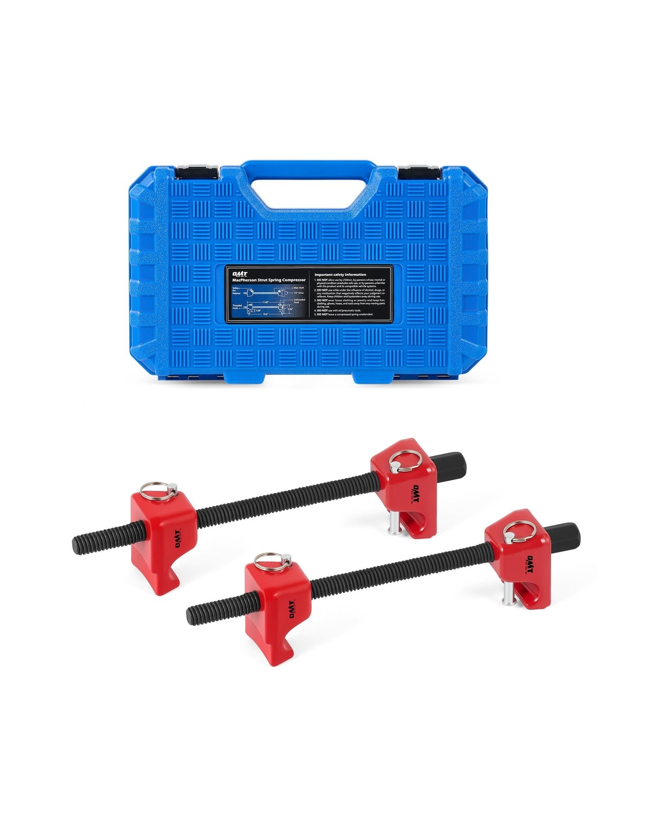 OMT Macpherson Strut Spring Compressor Tool Set with 10.5" Rang... FAST USA SHIP