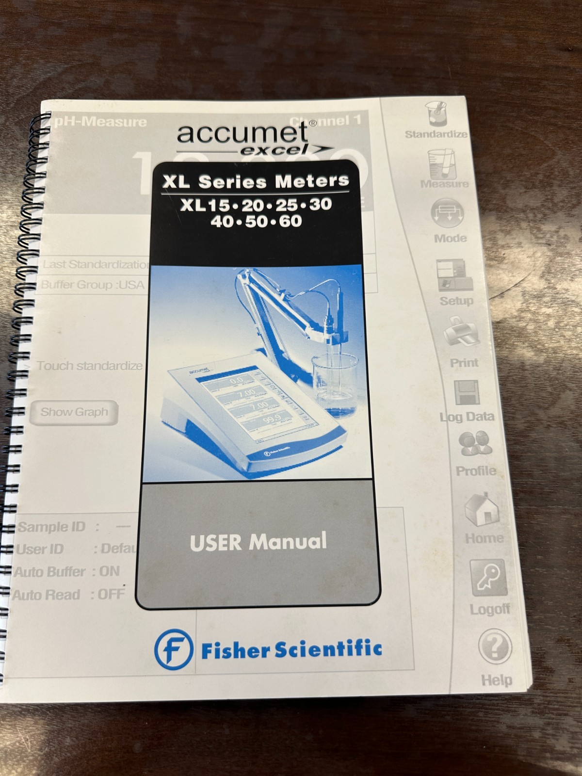 Fisher Scientific Accumet Excel XL Series User Manual - NOS Fast Ship