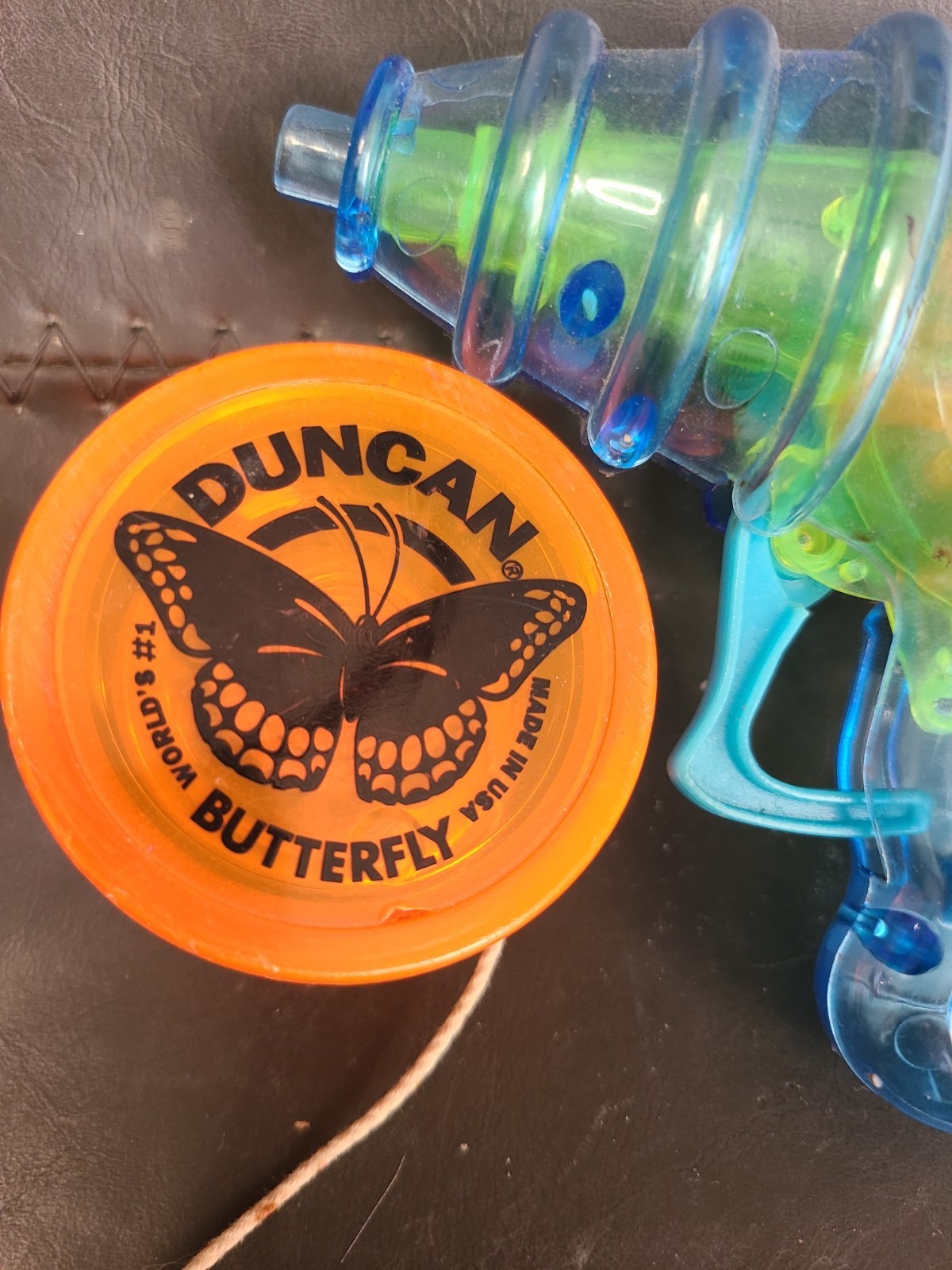 Play Day Light-Up Bubble Blaster, And Duncan Yo Yo Orange