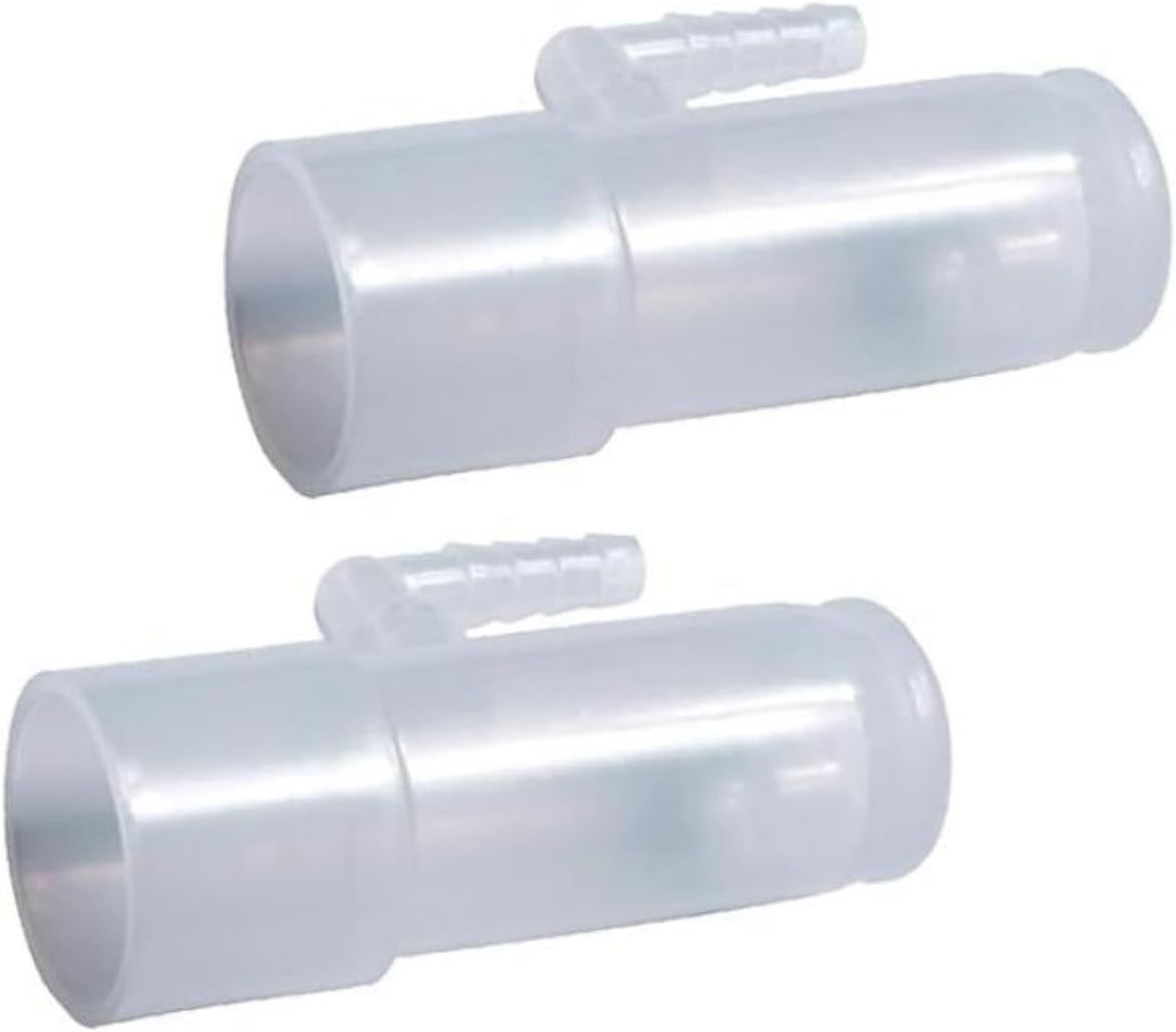 Bistras Oxygen Enrichment Adapter, Oxygen Connector. CPAP Tube Adapter- 2pk