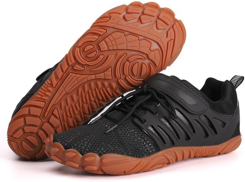 Barefoot Shoes Men Wide Toe Box Zero Drop Grounding Gym Workout Running Hike