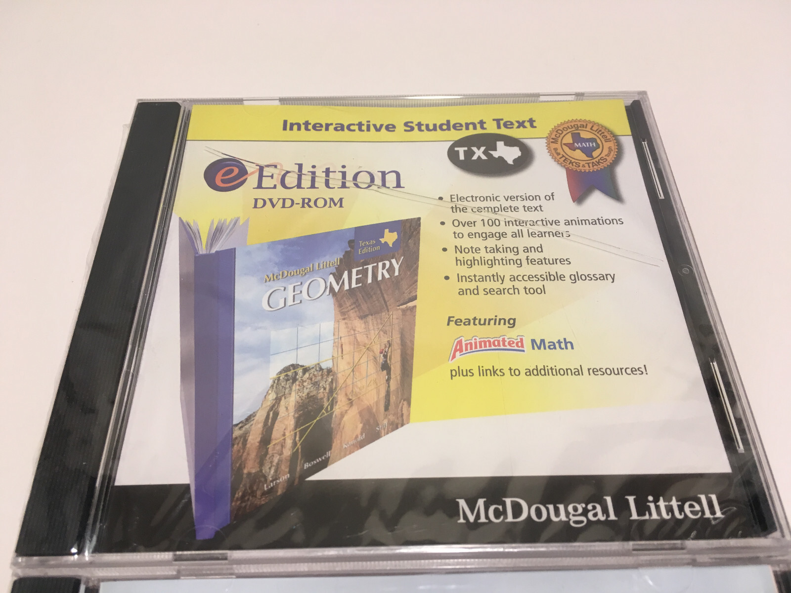 McDougal Little - Algebra 1 & Gometry Vtg. PC Software Lot Set